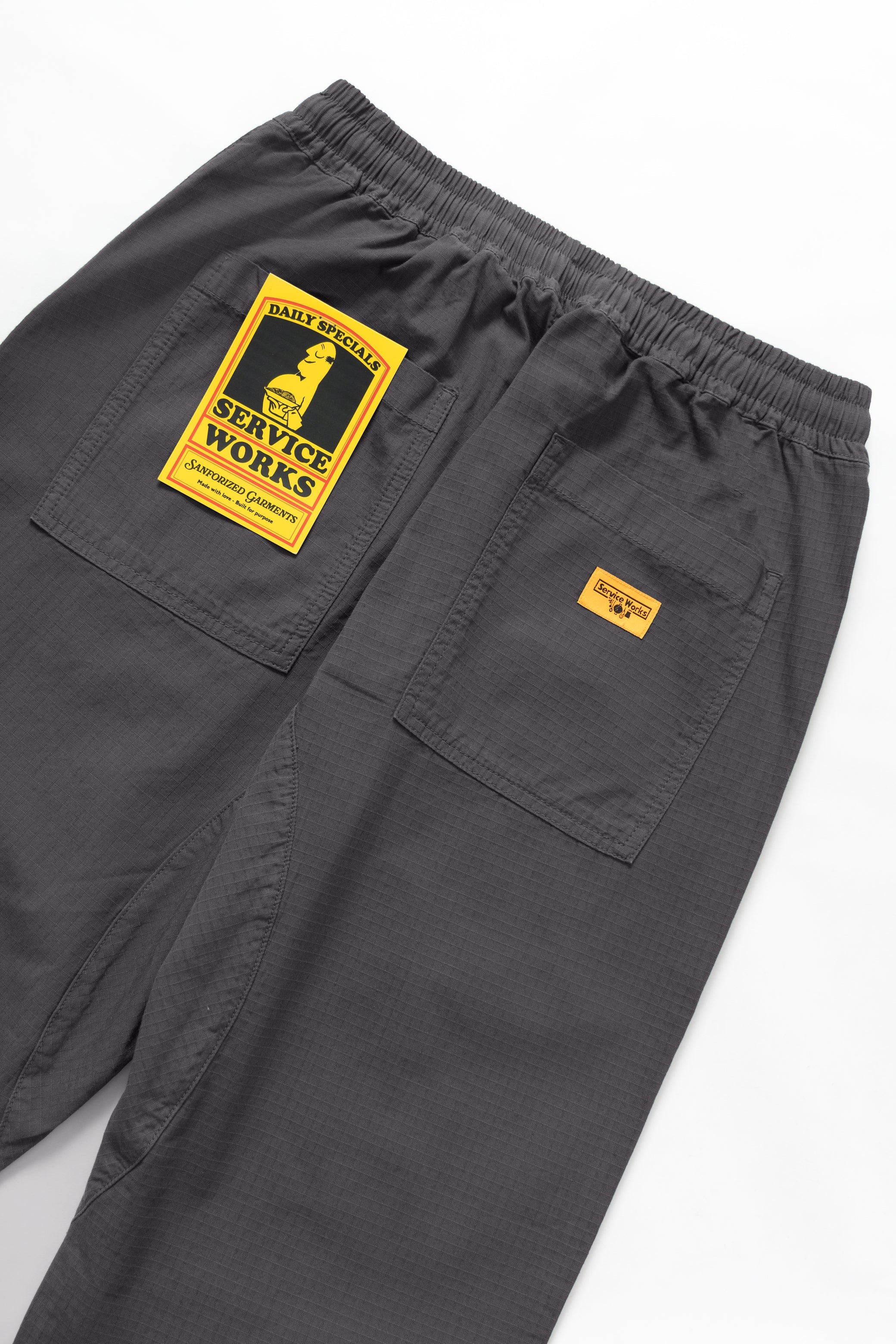 Service Works - Ripstop Chef Pants - Washed Black - Image 5