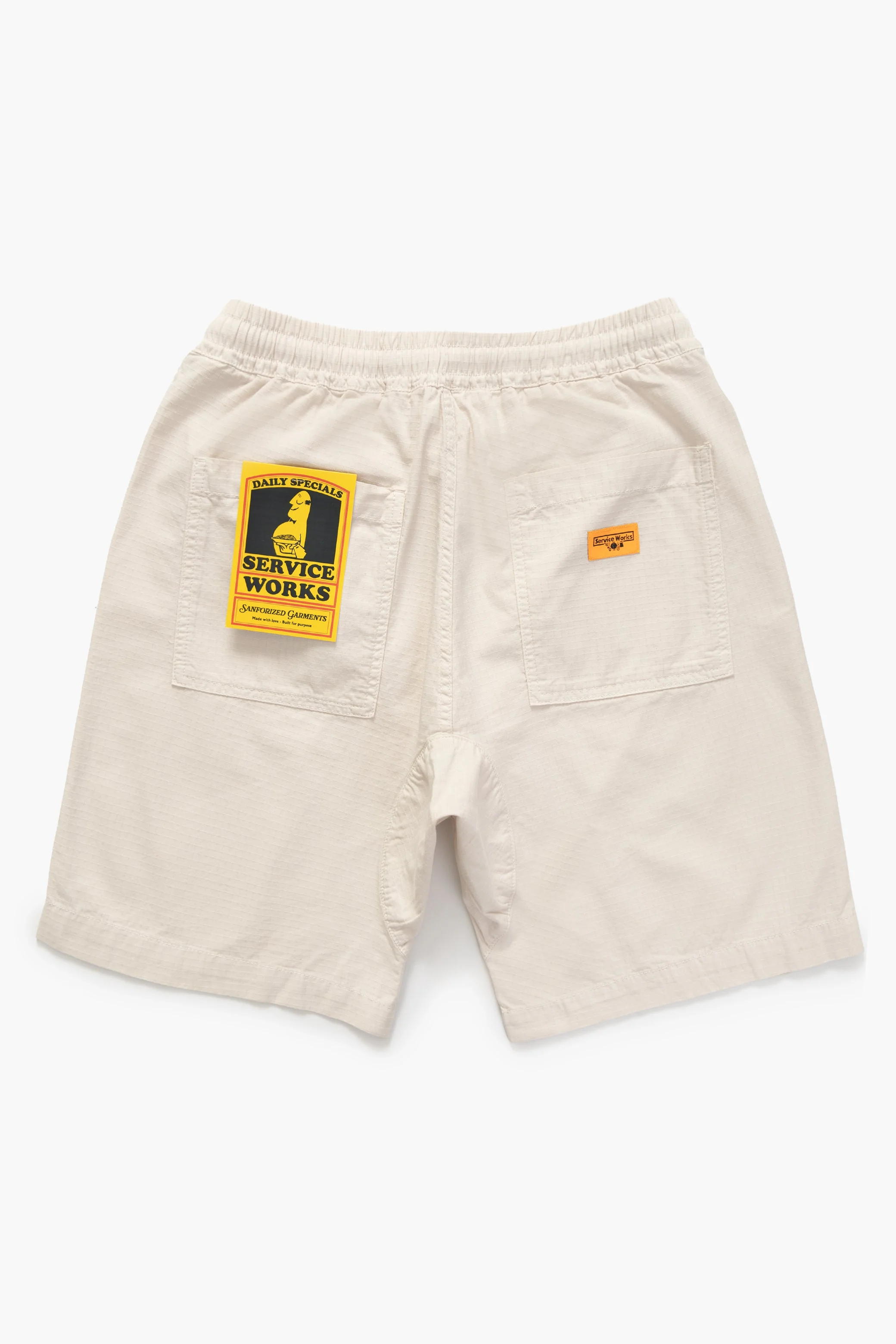 Service Works - Ripstop Chef Shorts - Bone - Image 6