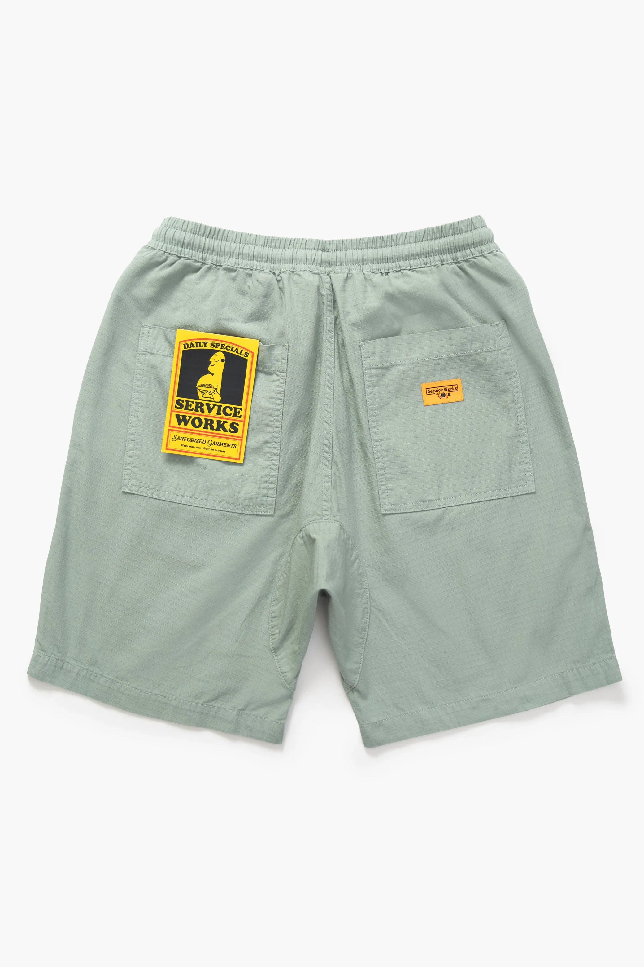 Service Works - Ripstop Chef Shorts - Sage - Image 6