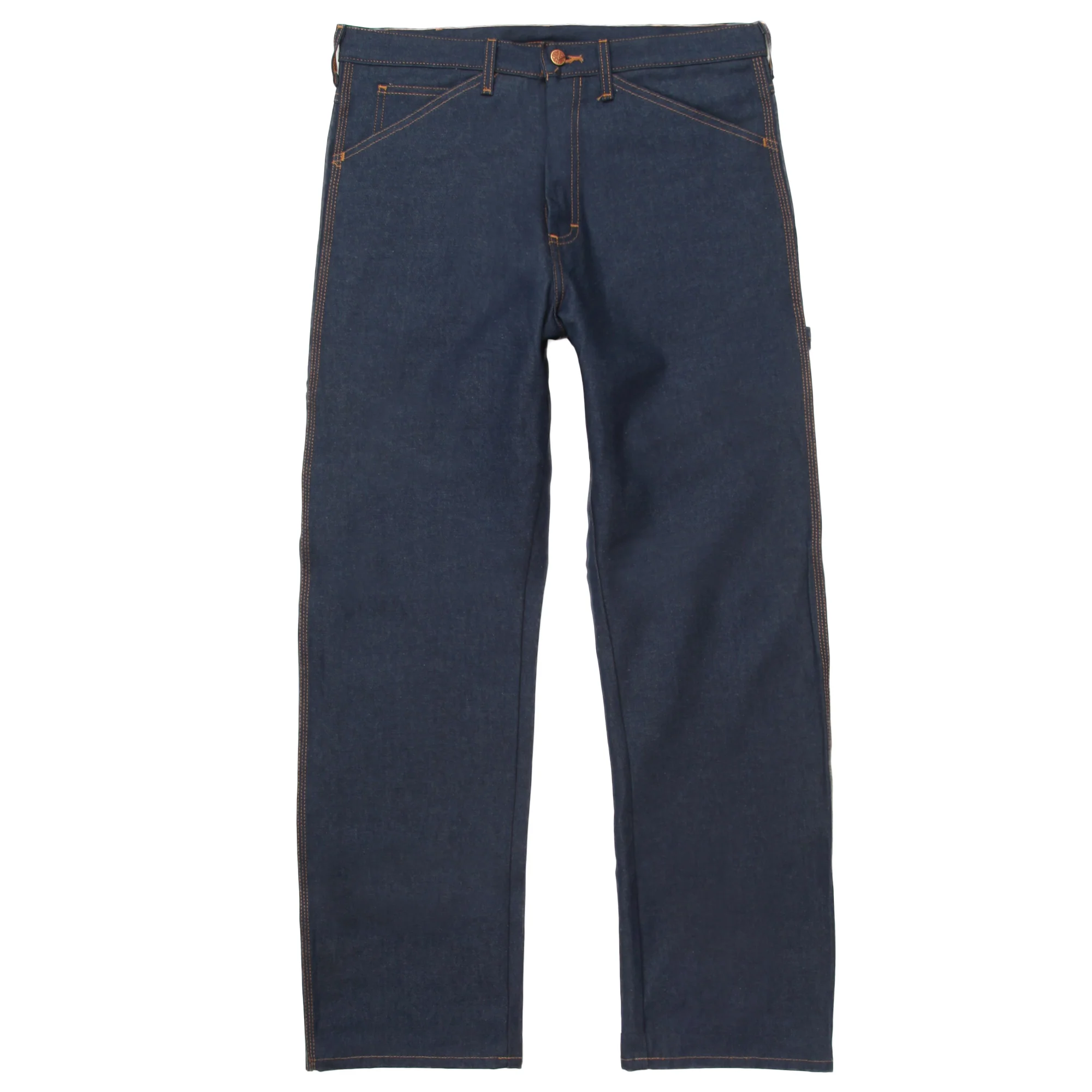 Round House 14oz Carpenter Jeans #101 - Raw Indigo - Image 4