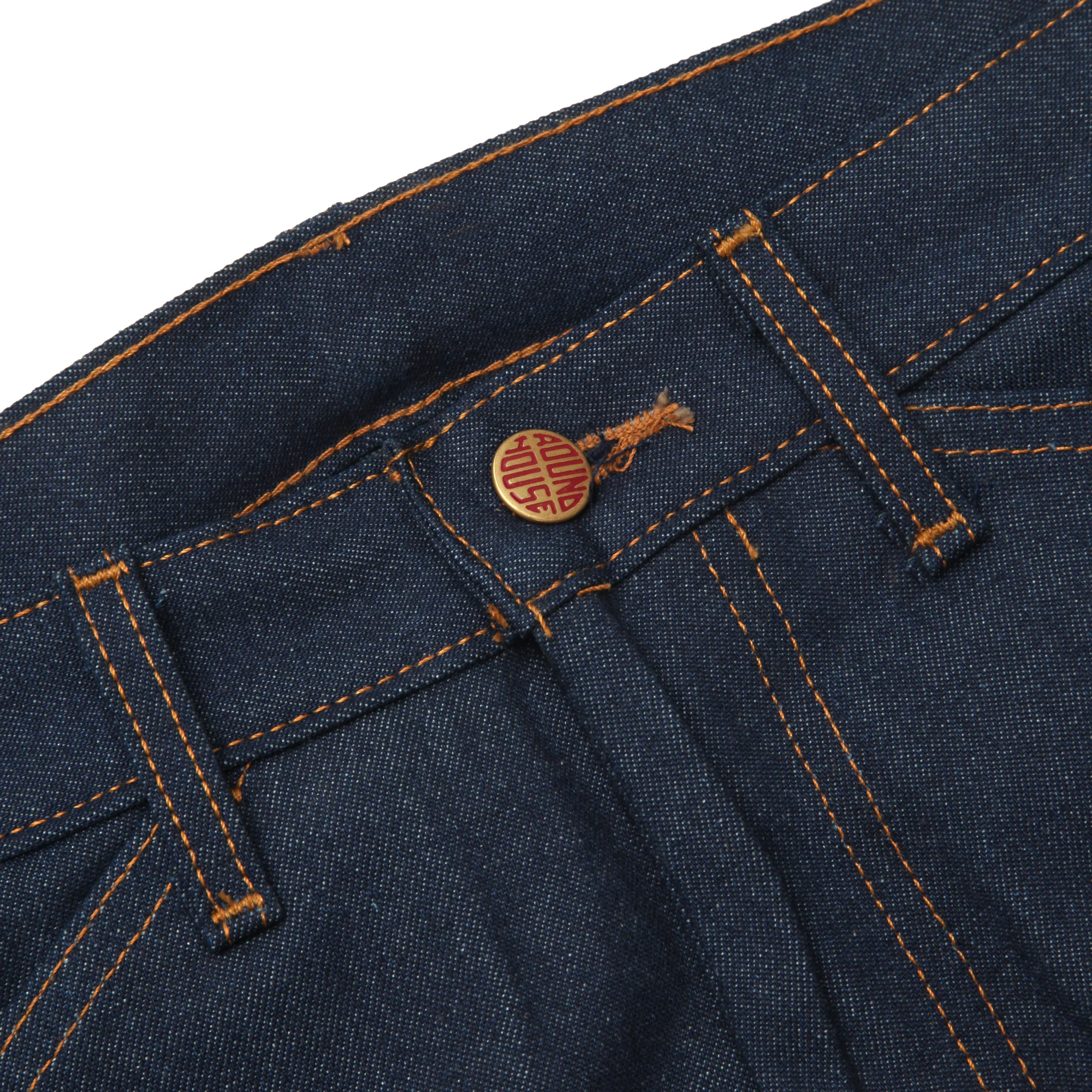 Round House 14oz Carpenter Jeans #101 - Raw Indigo - Image 7