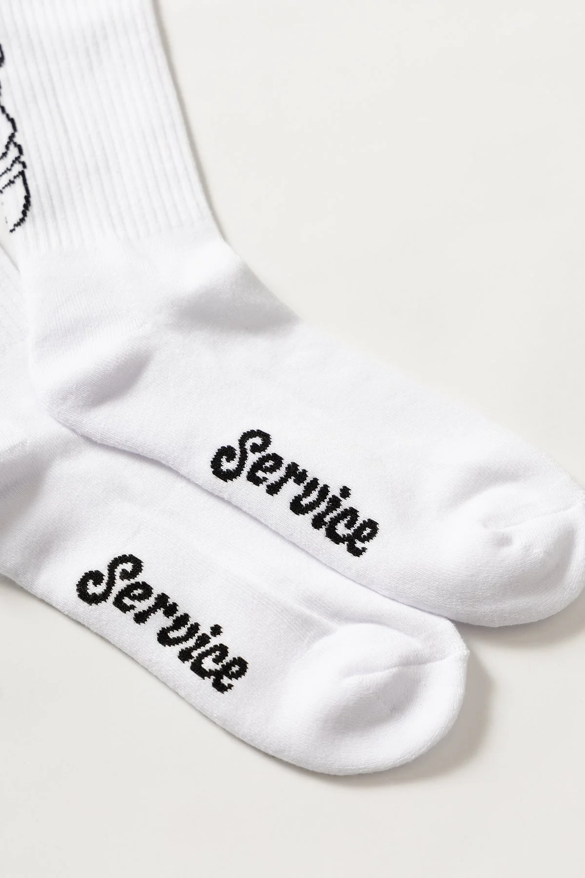 Service Works - Salt + Pepper Socks - White - Image 4