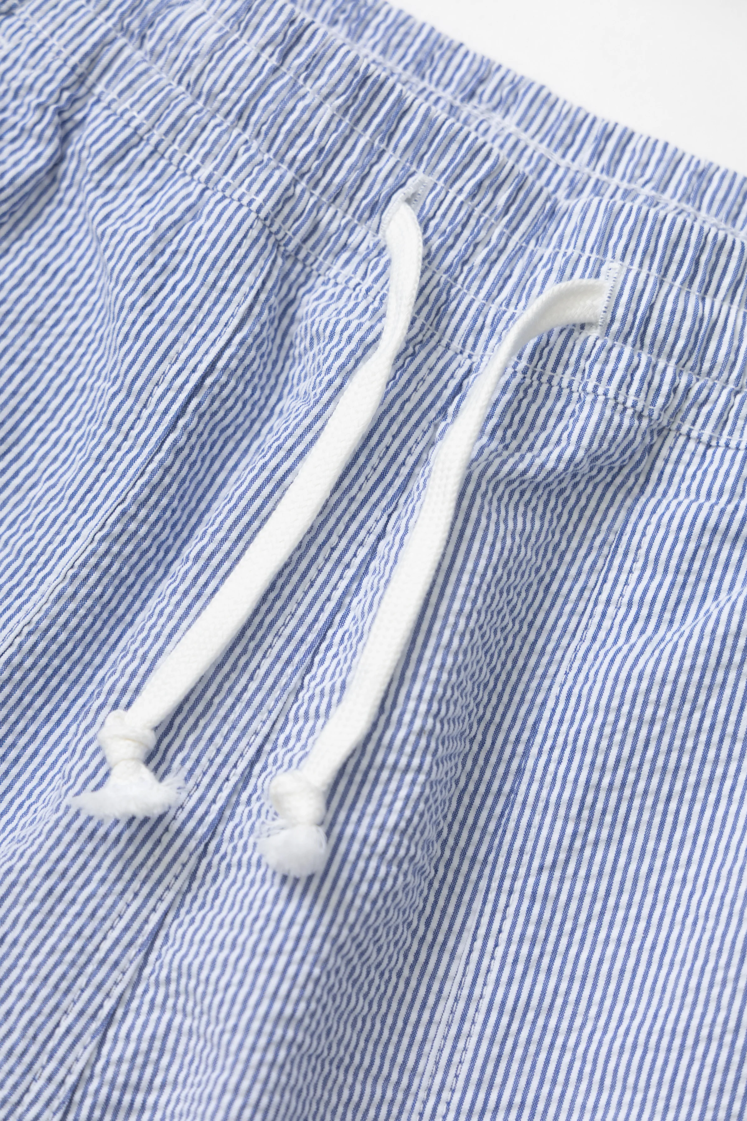 Service Works - Seersucker Chef Shorts - Navy Stripe - Image 3