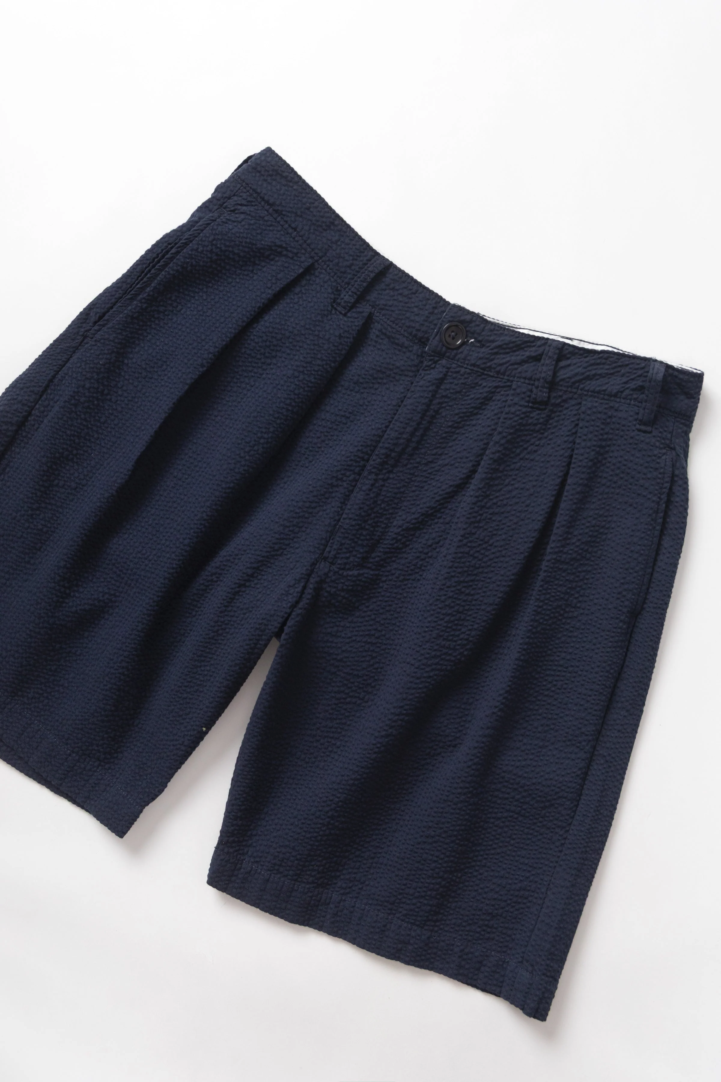 Service Works - Seersucker Part Timer Shorts - Dark Navy - Image 2
