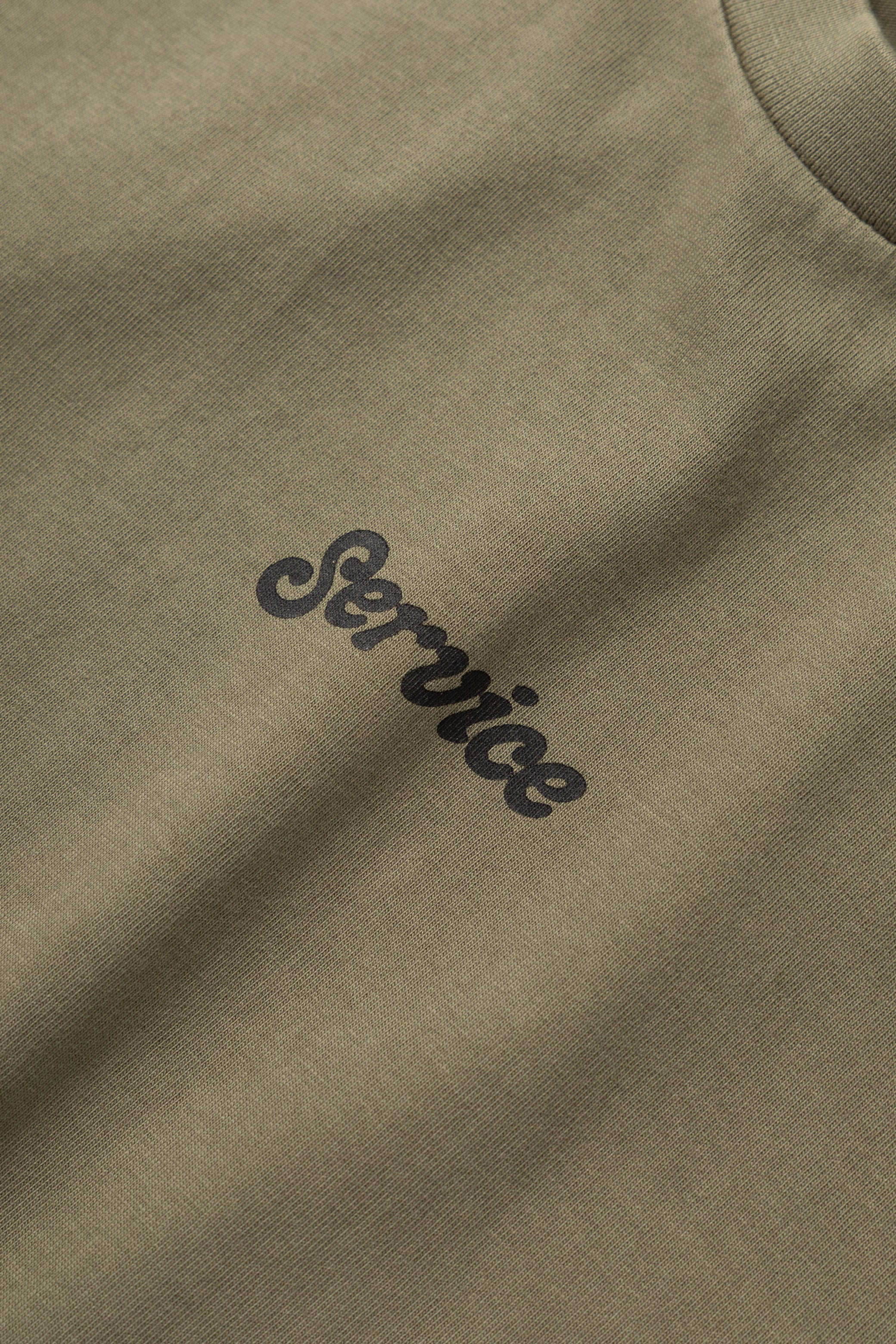 Service Works - Service Logo Tee - Olive - Image 2