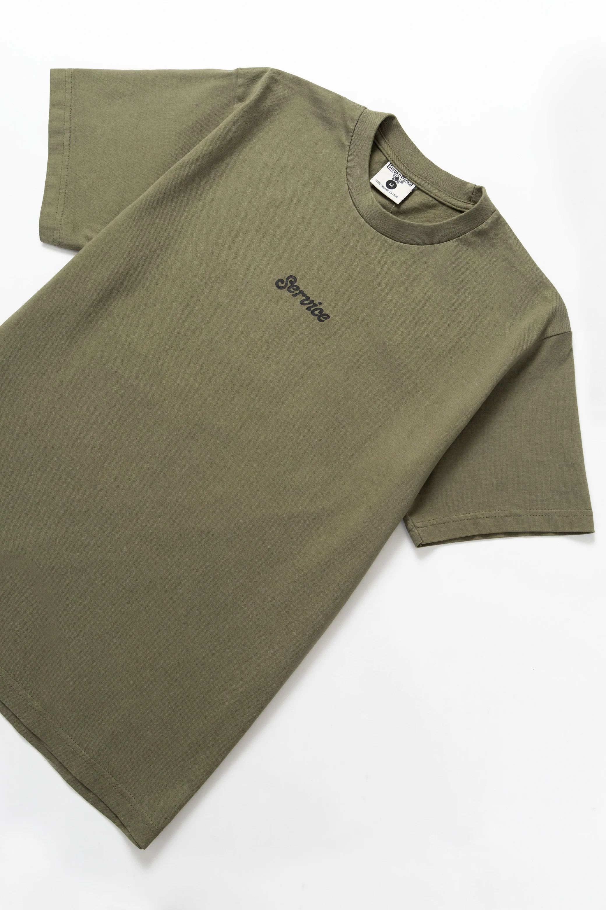 Service Works - Service Logo Tee - Olive - Image 3