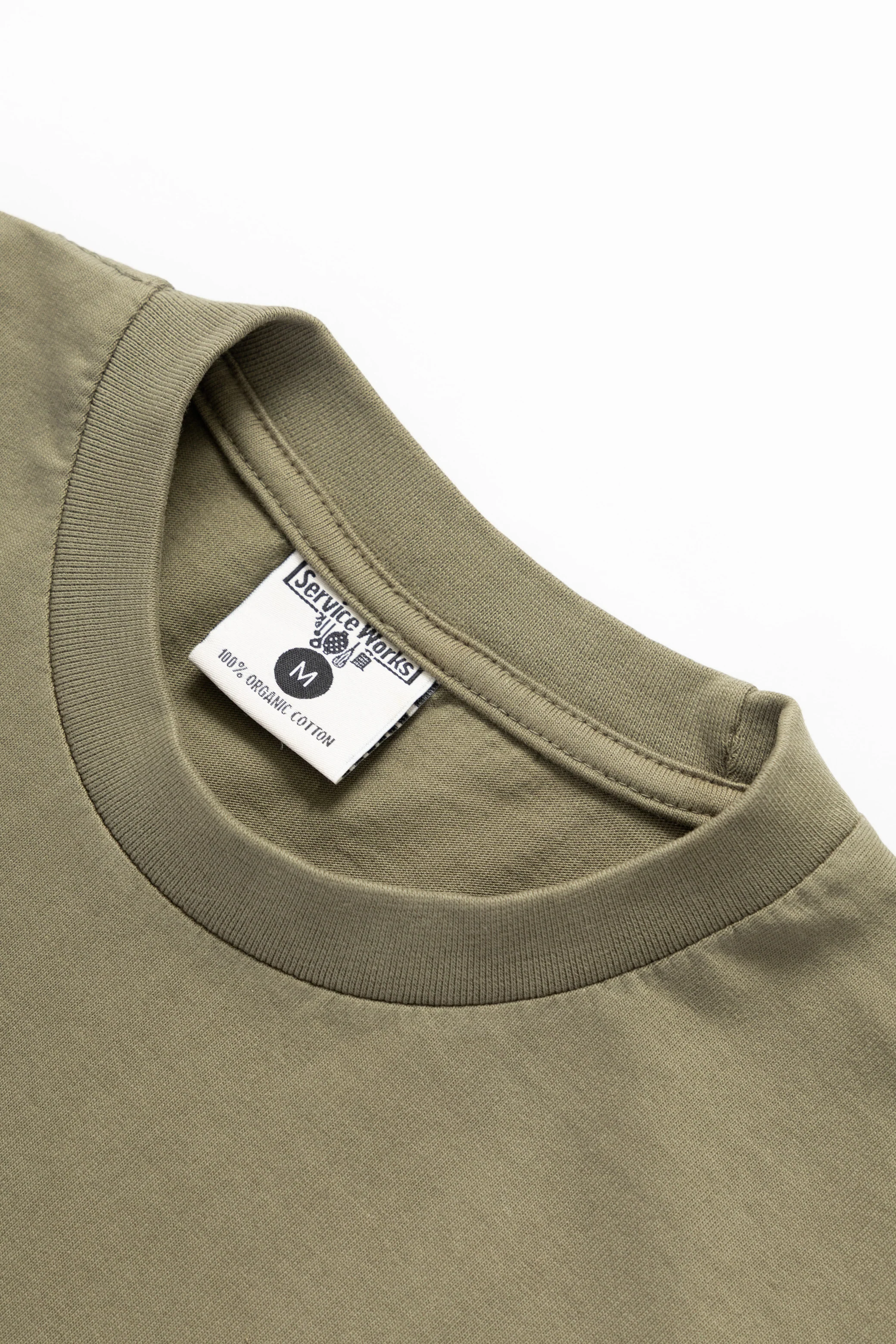 Service Works - Service Logo Tee - Olive - Image 4