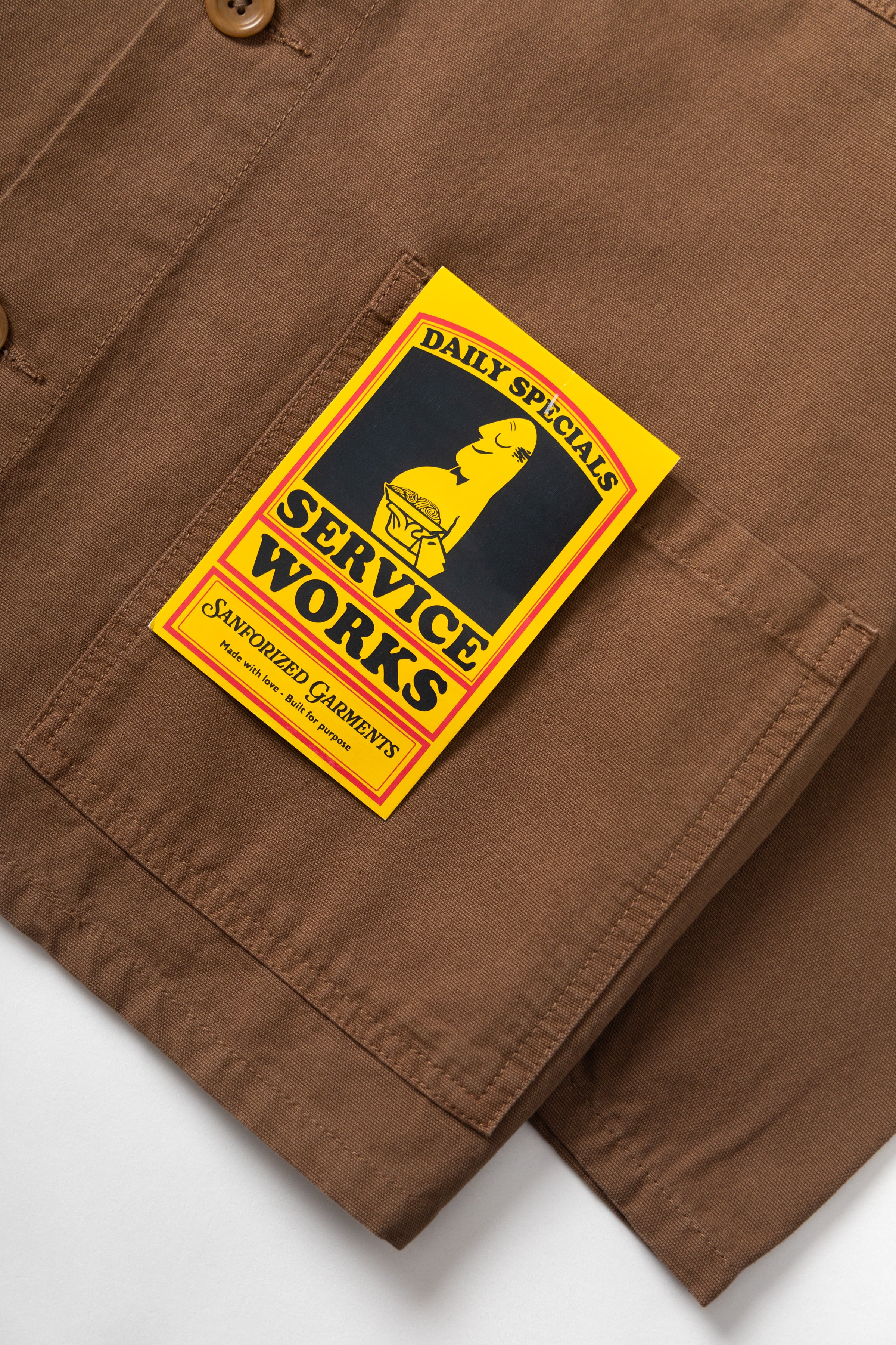 Service Works - Classic Chore Shirt - Bark - Image 3