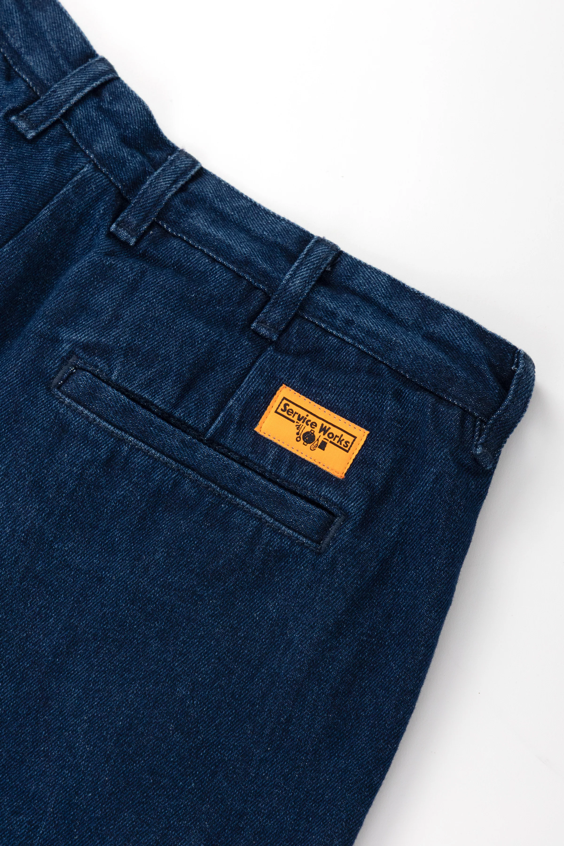 Service Works - Denim Part Timer Shorts - One Wash - Image 5