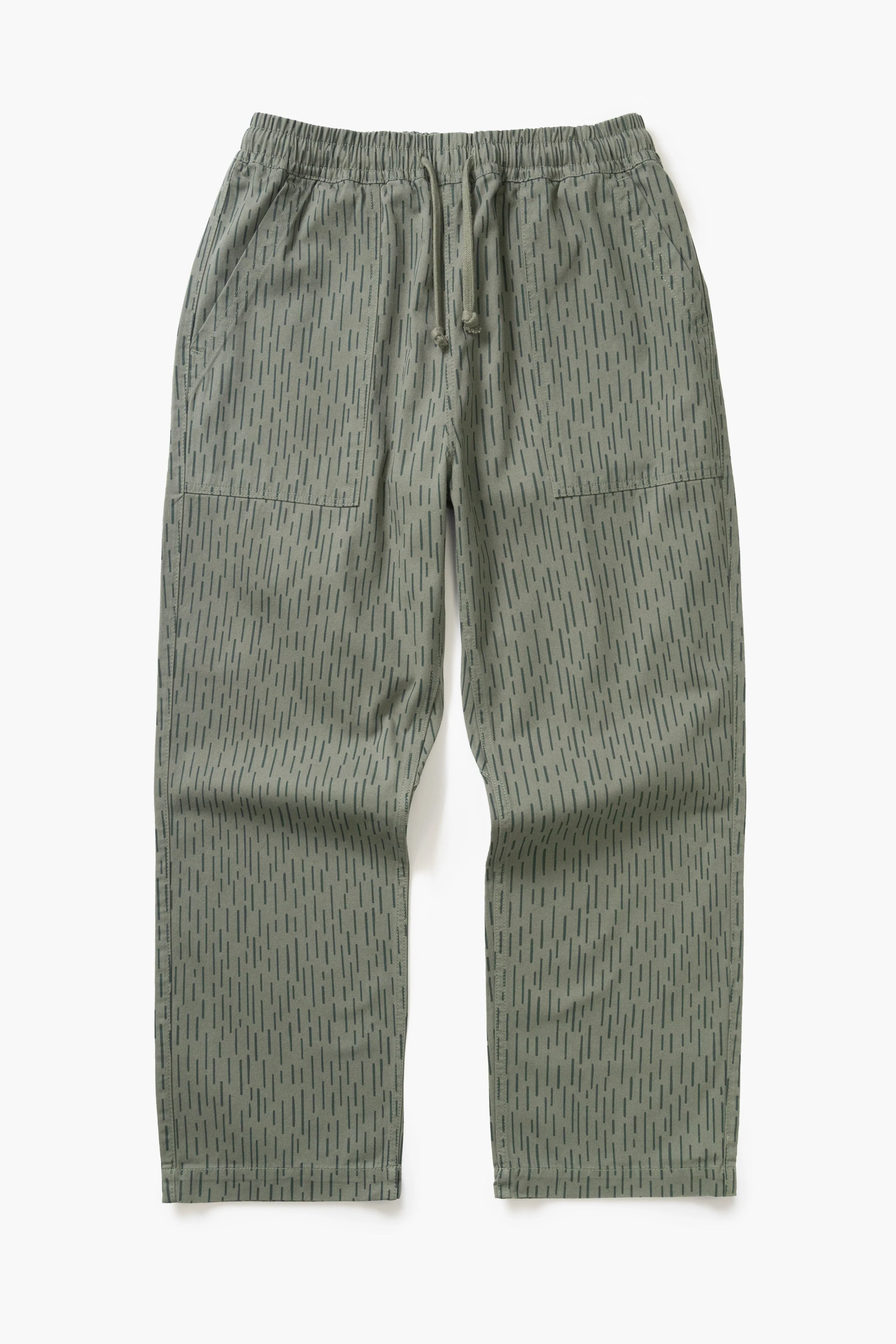 Service Works - Patterned Chef Pants - Raindrop Green