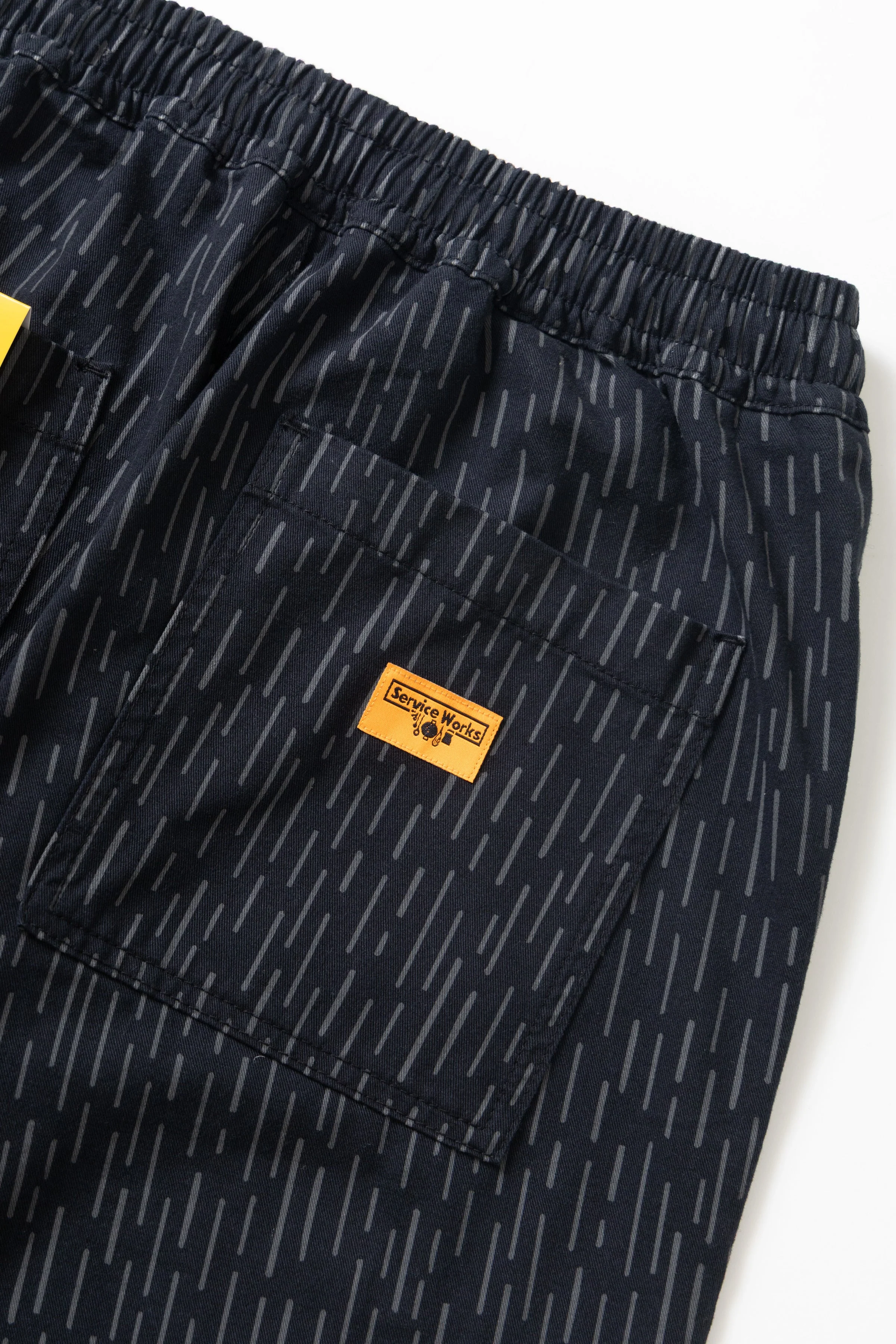 Service Works - Patterned Chef Pants - Raindrop Mono - Image 9