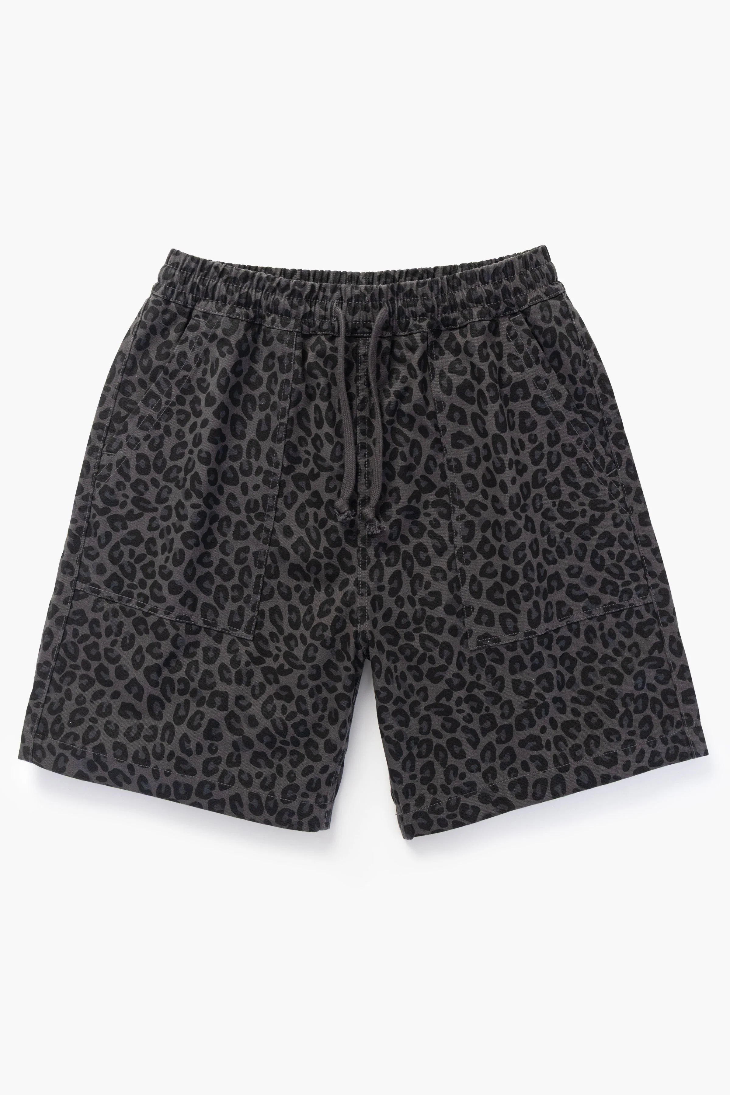 Service Works - Patterned Chef Shorts - Black Leopard