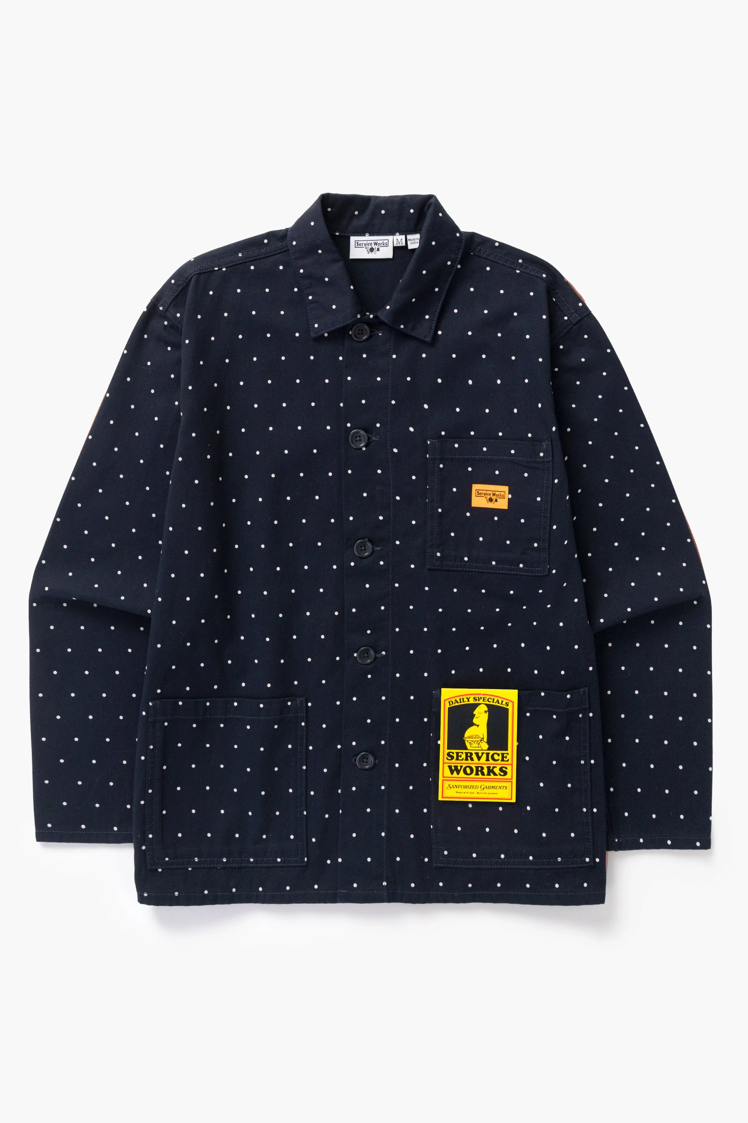 Service Works - Polka Dot Chore Shirt - Navy