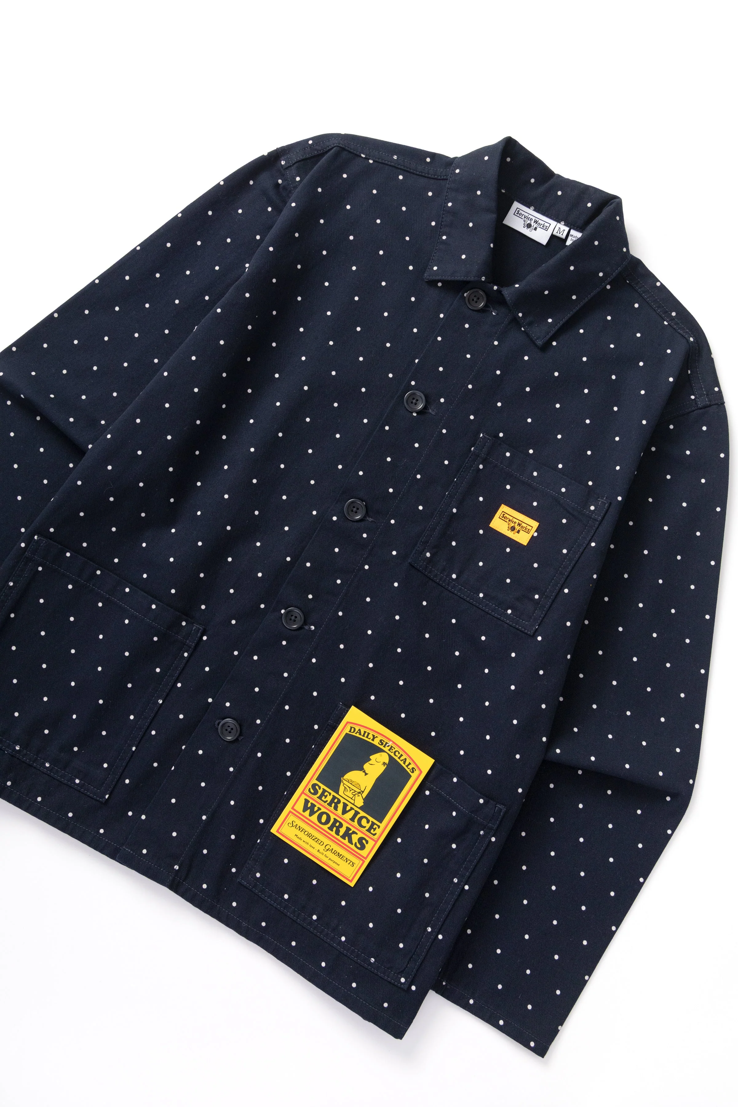 Service Works - Polka Dot Chore Shirt - Navy - Image 2
