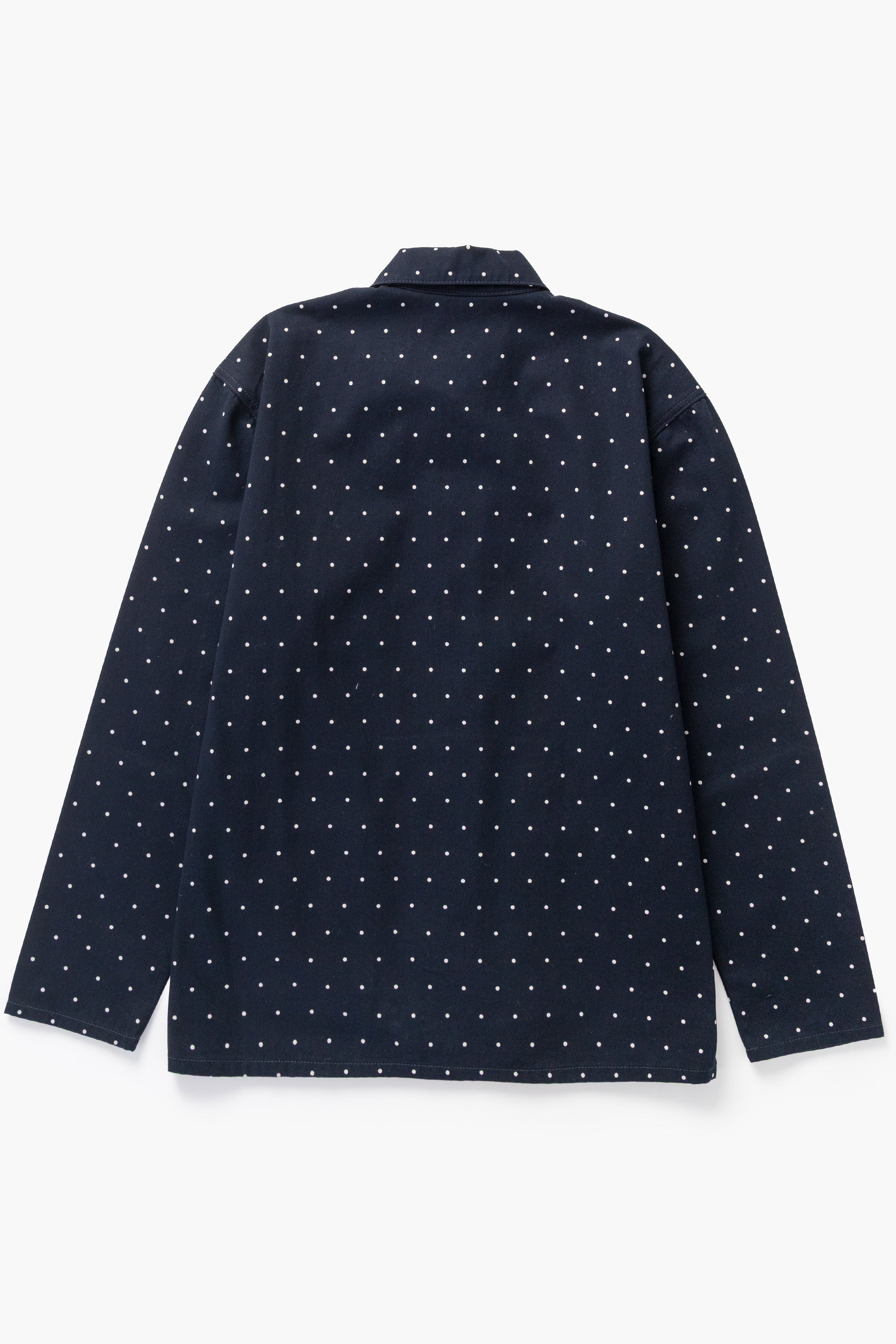 Service Works - Polka Dot Chore Shirt - Navy - Image 7