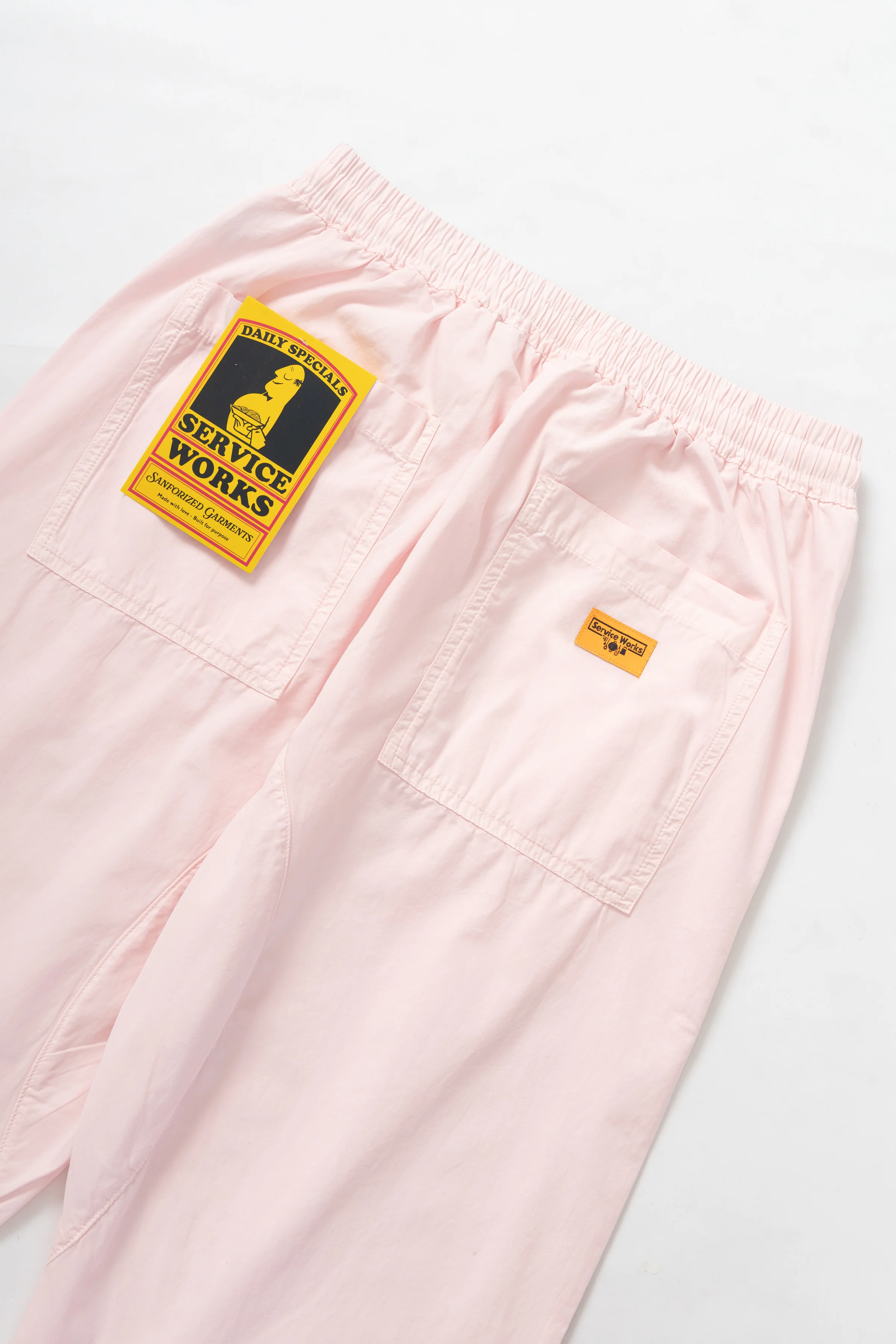 Service Works - Poplin Chef Pants - Dusty Pink - Image 4