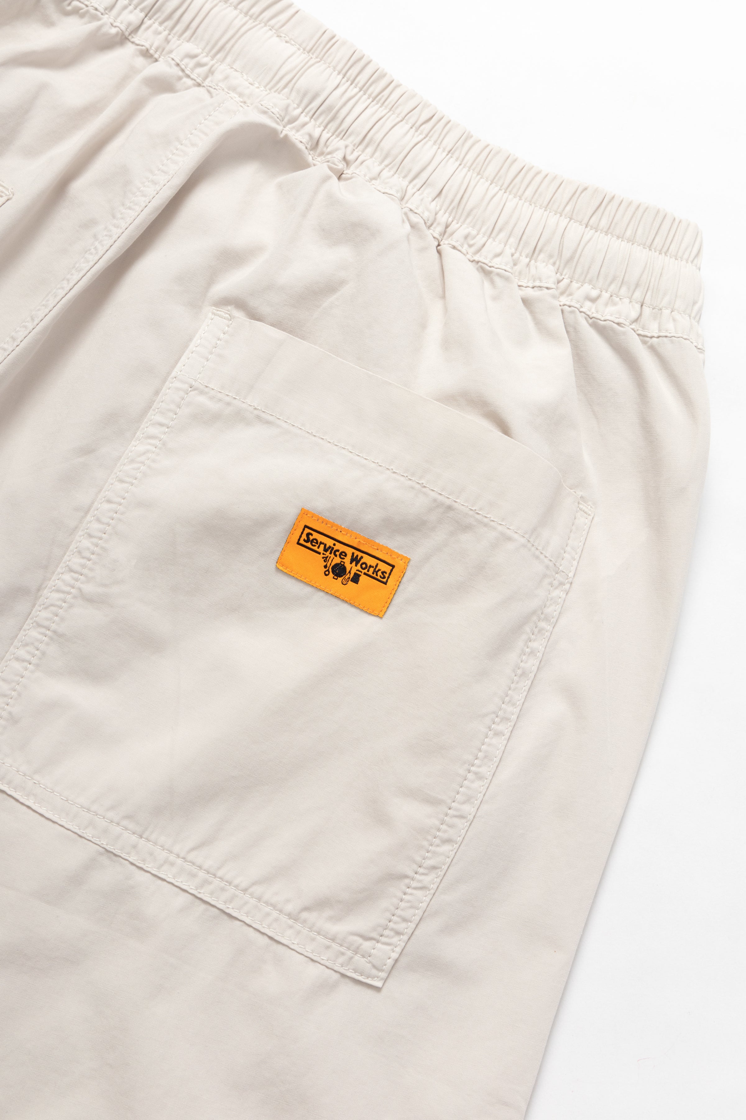 Service Works - Poplin Chef Shorts - Salt - Image 4