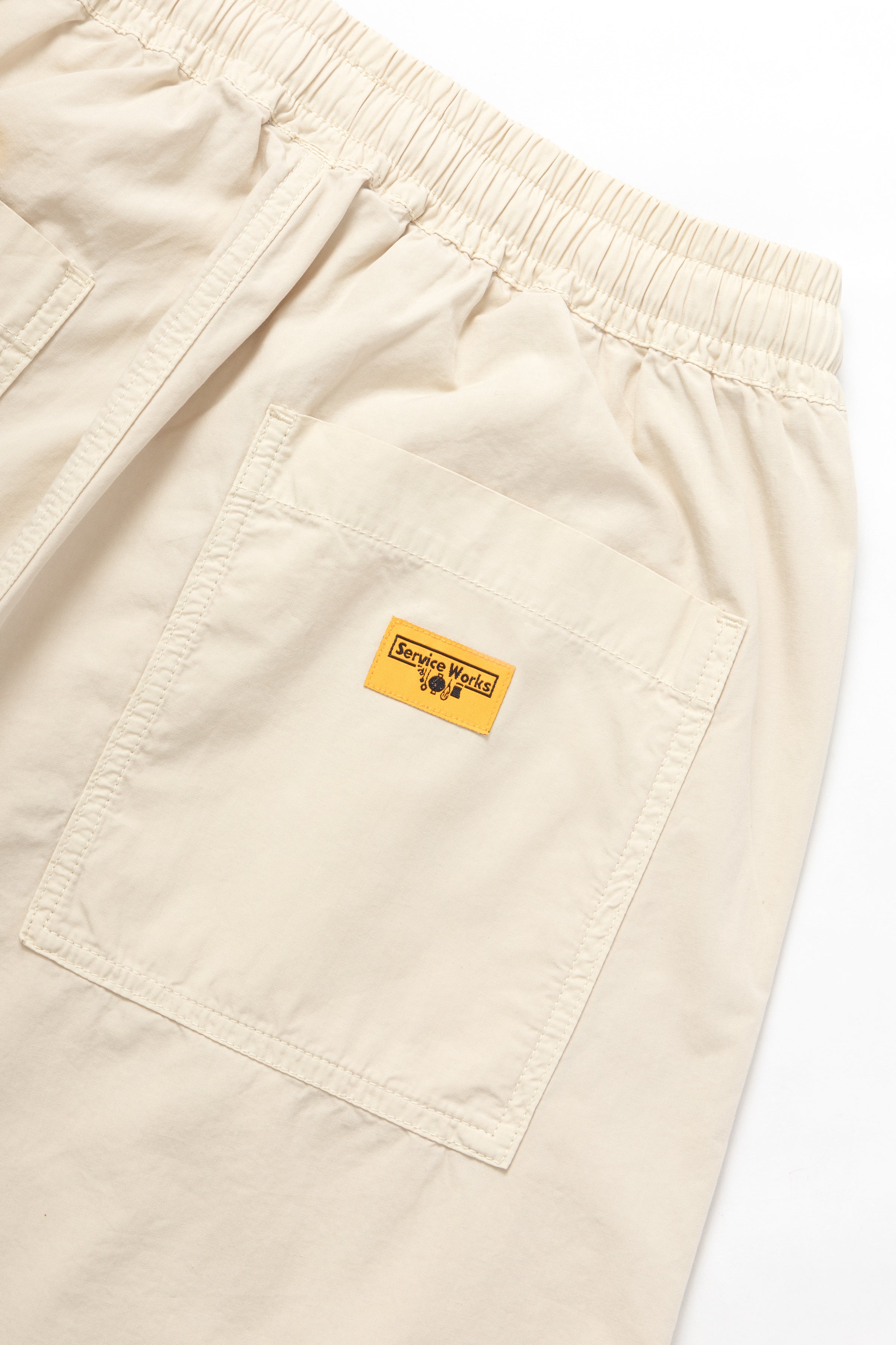 Service Works - Poplin Chef Shorts - White Oak - Image 4