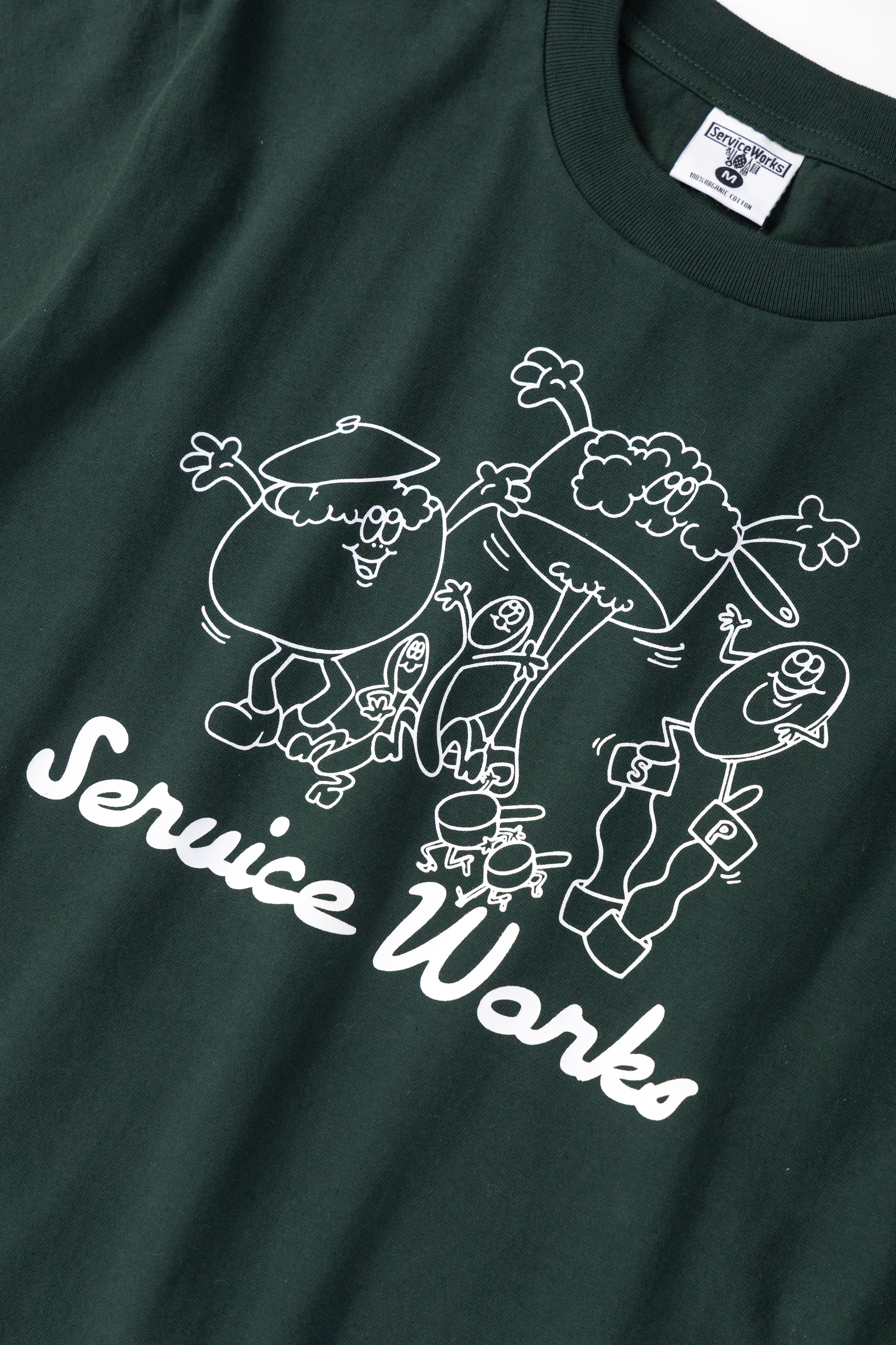 Service Works - Pots & Pans Tee - Forest - Image 3