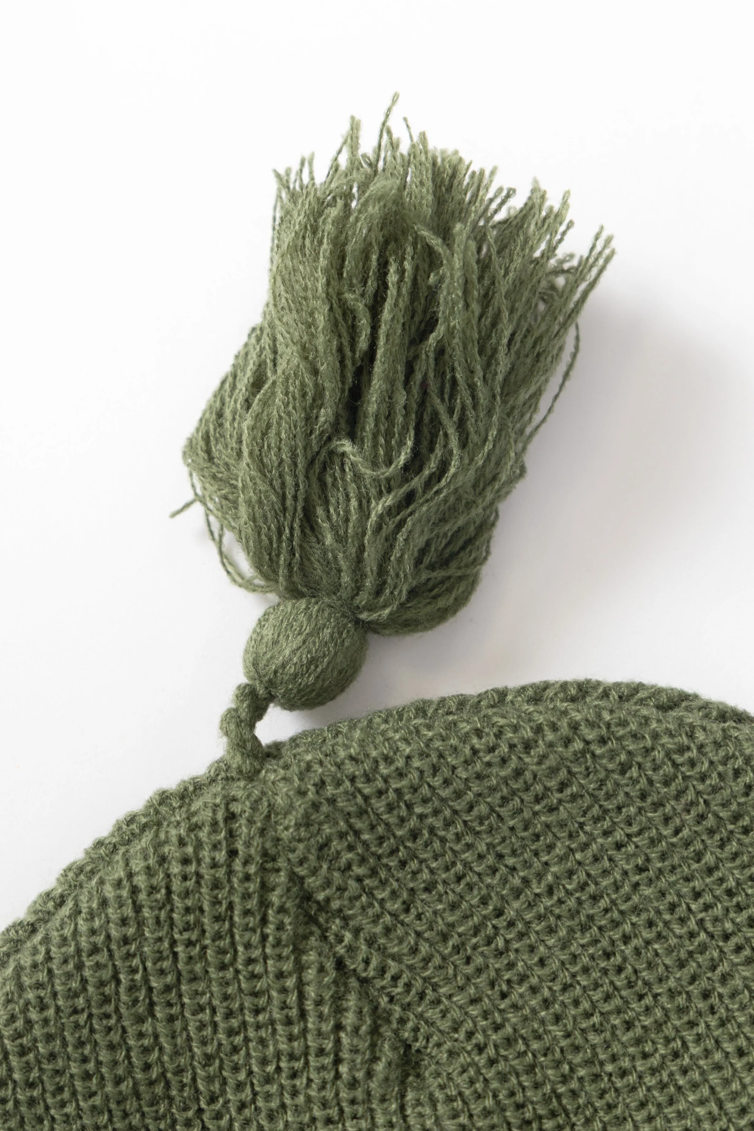 Service Works - Tassel Beanie - Olive - Image 3
