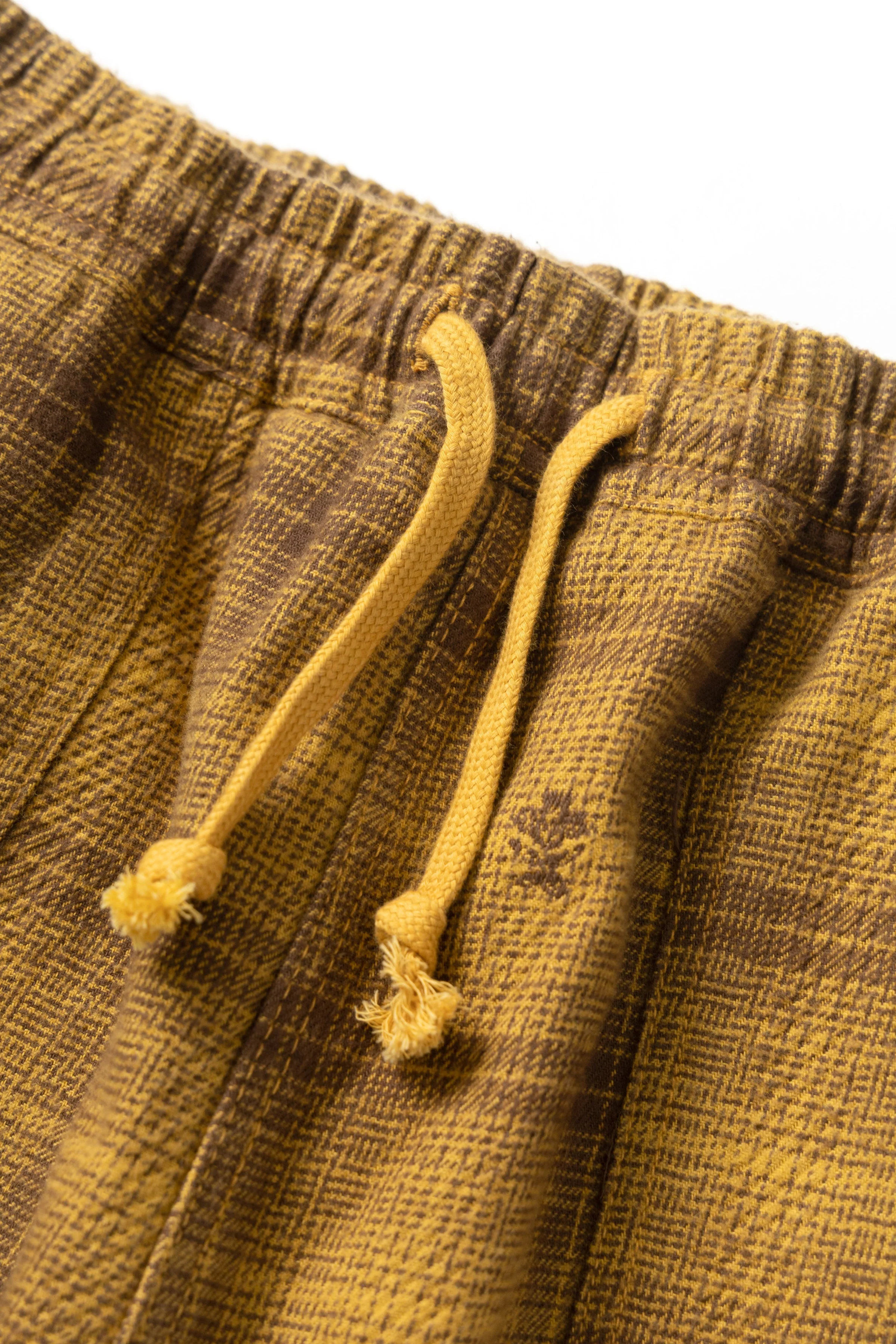 Service Works - Thistle Plaid Chef Pants - Ochre - Image 3