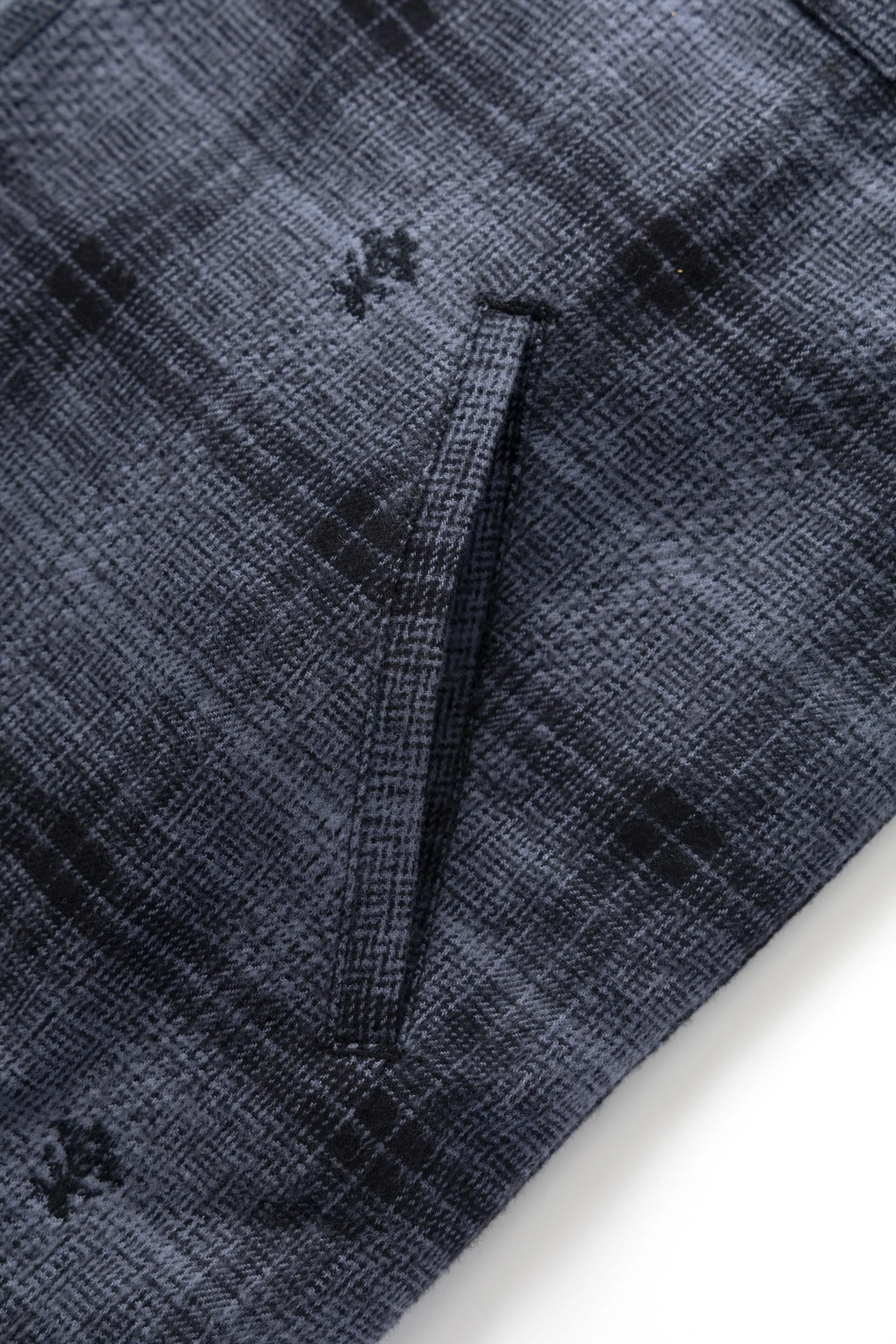 Service Works - Thistle Plaid Padded Work Vest - Black - Image 4