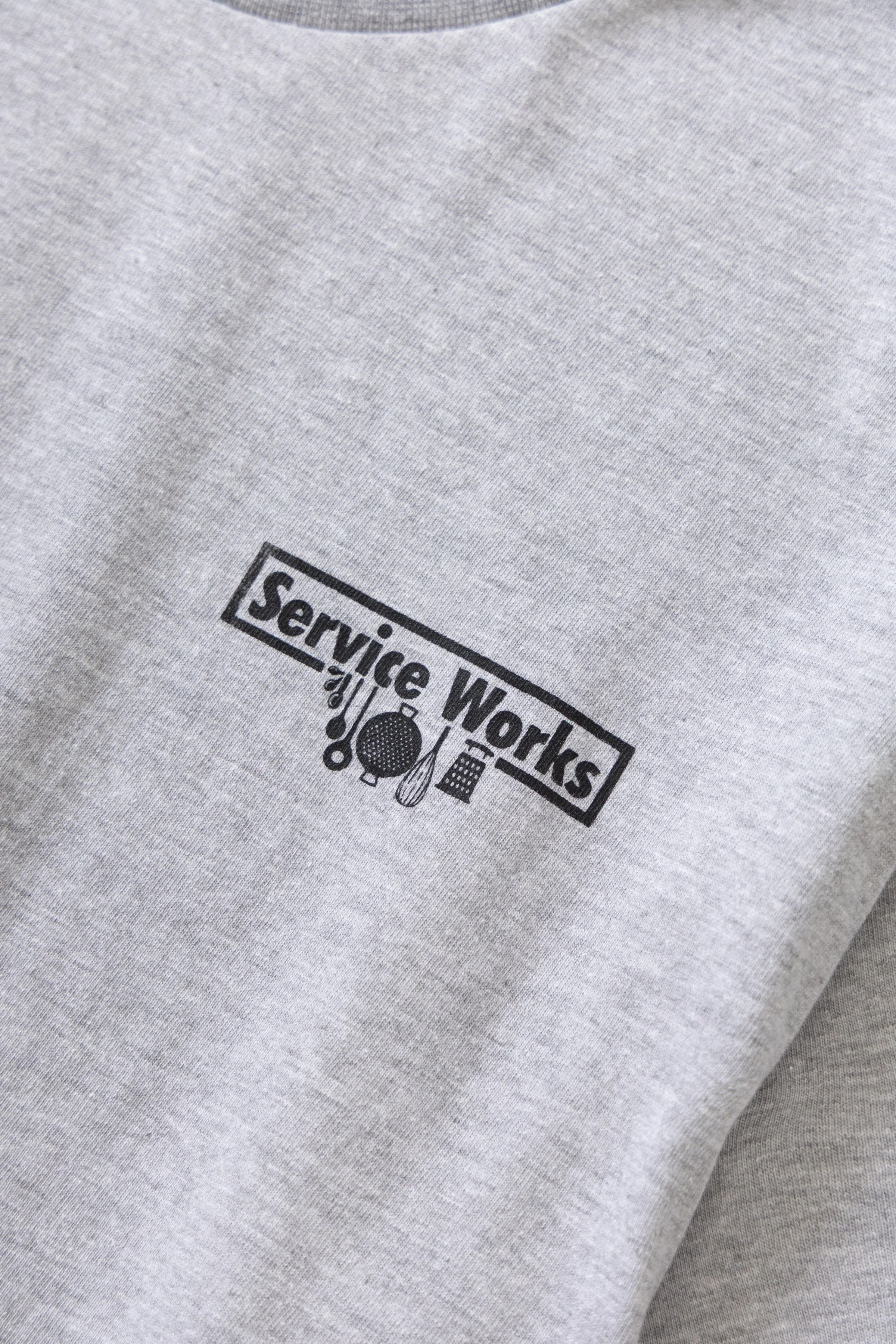 Service Works - Trademark Tee - Heather Grey - Image 2