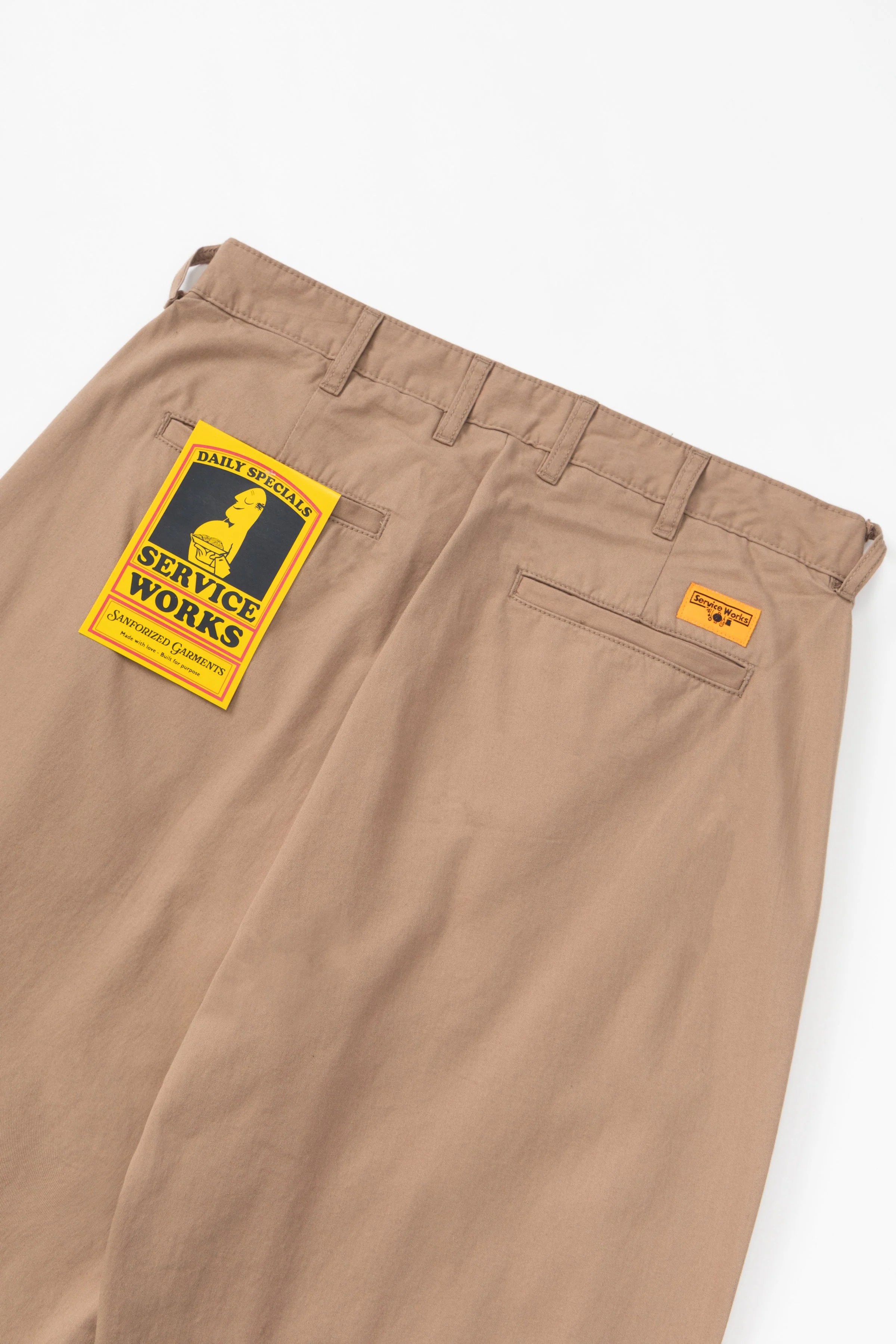 Service Works - Twill Part Timer Pant - Mushroom - Image 4