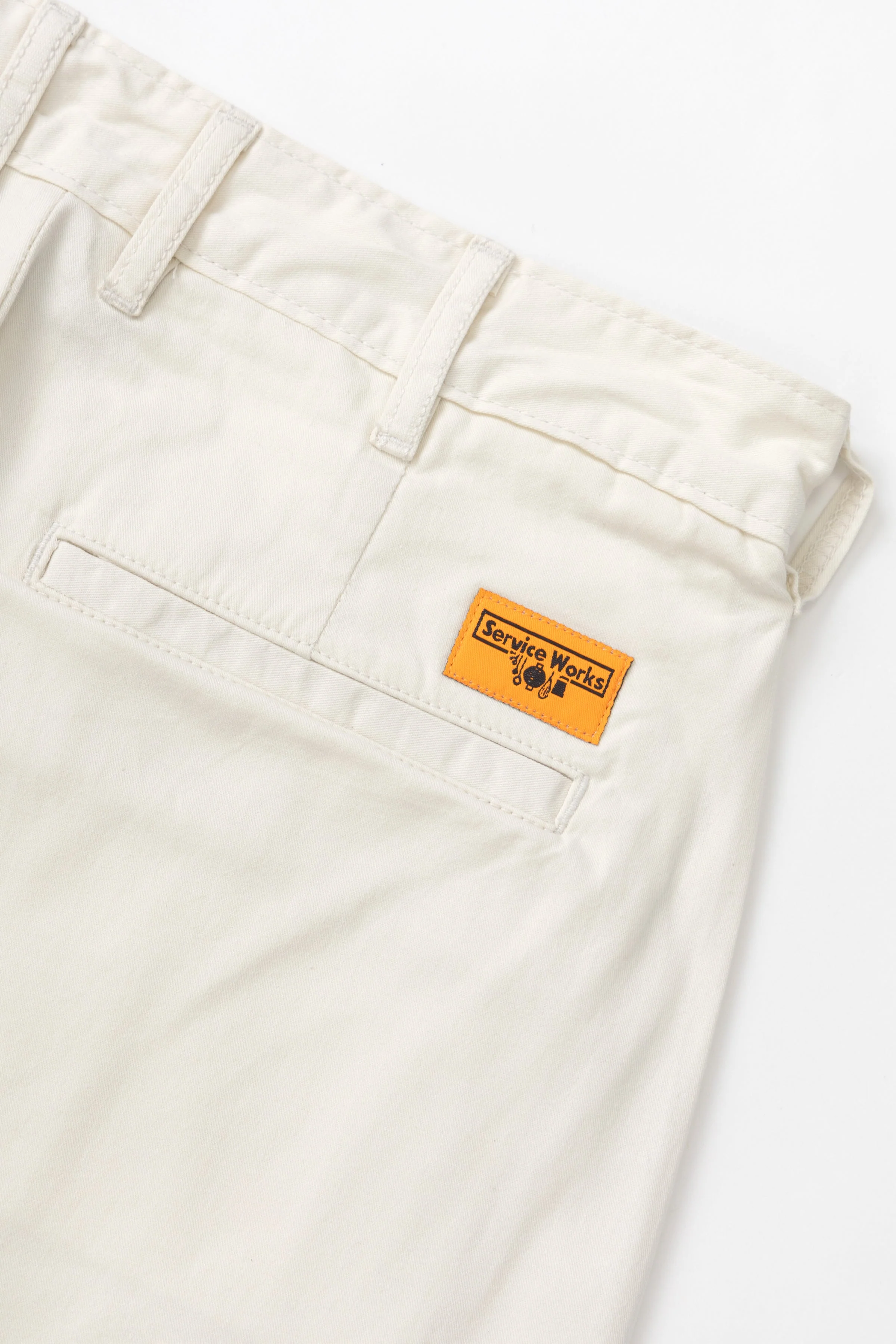 Service Works - Twill Part Timer Shorts - Off-White - Image 5