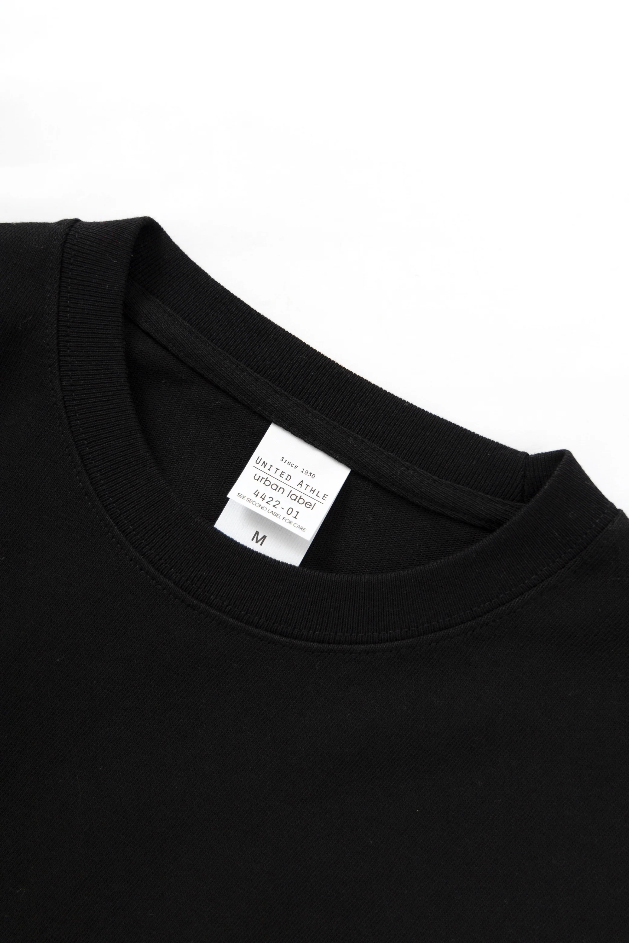United Athle - 4422 9oz Magnum Weight Long Sleeve T-Shirt - Black - Image 2