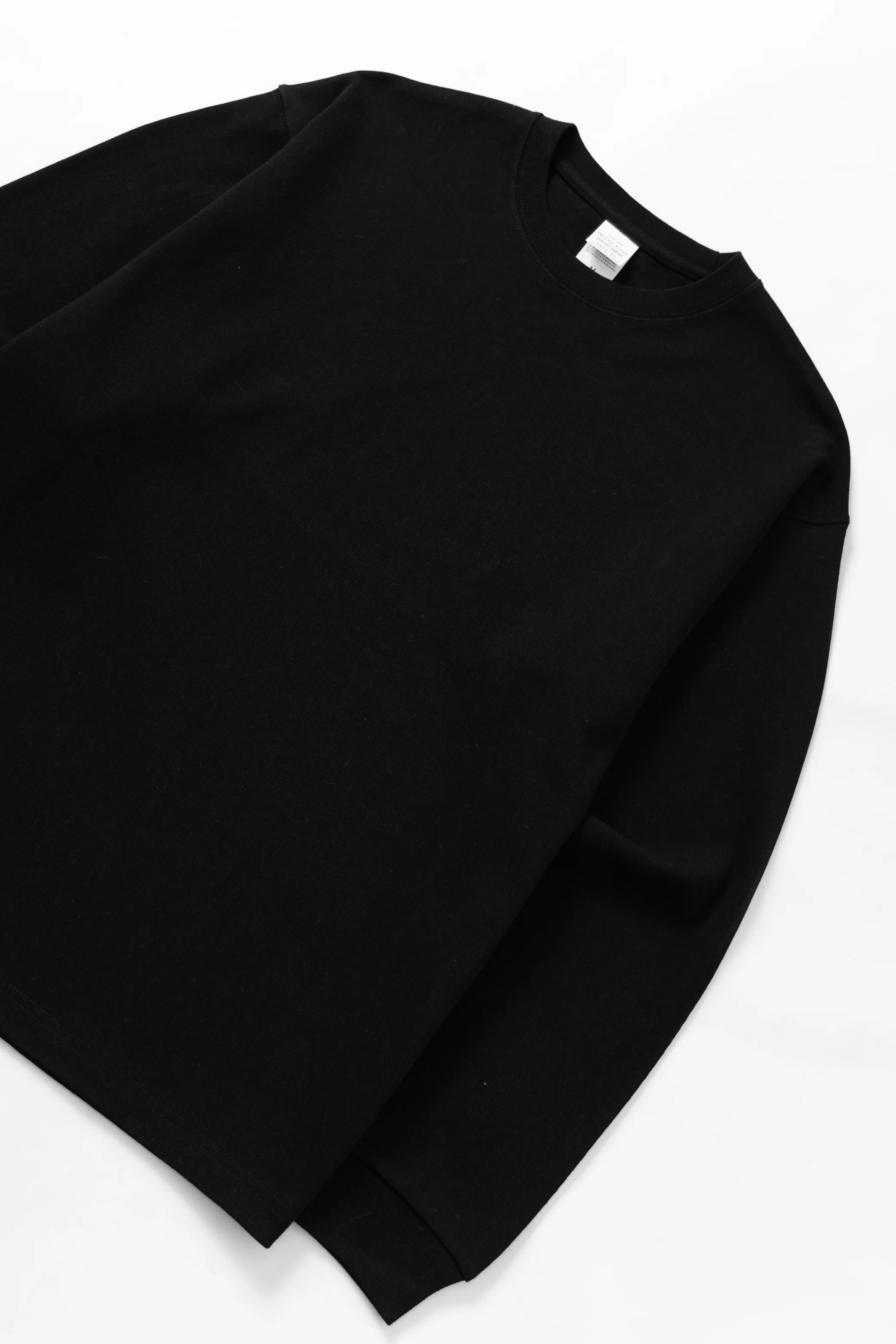 United Athle - 4422 9oz Magnum Weight Long Sleeve T-Shirt - Black - Image 3