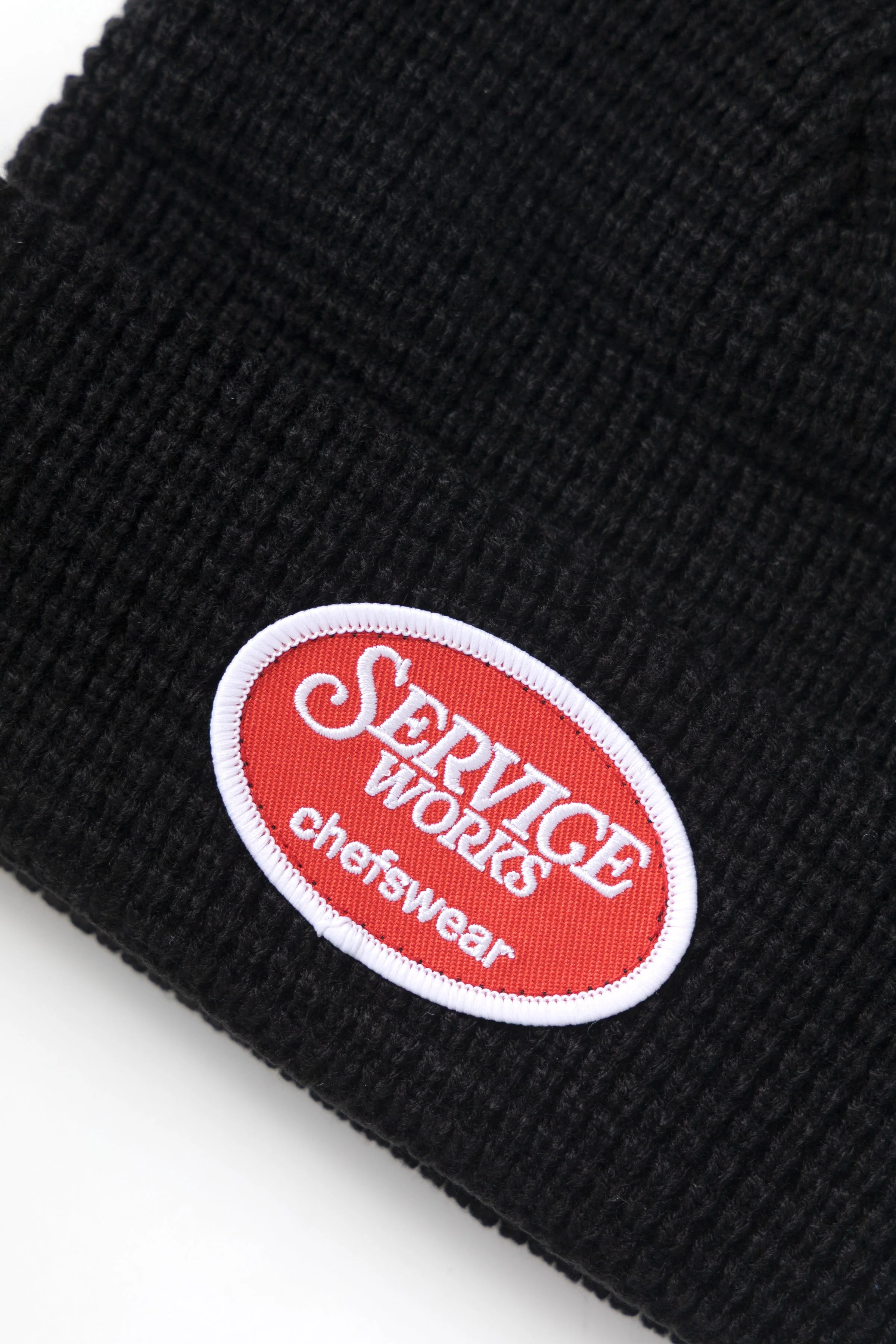 Service Works - Waffle Patch Beanie - Black - Image 2