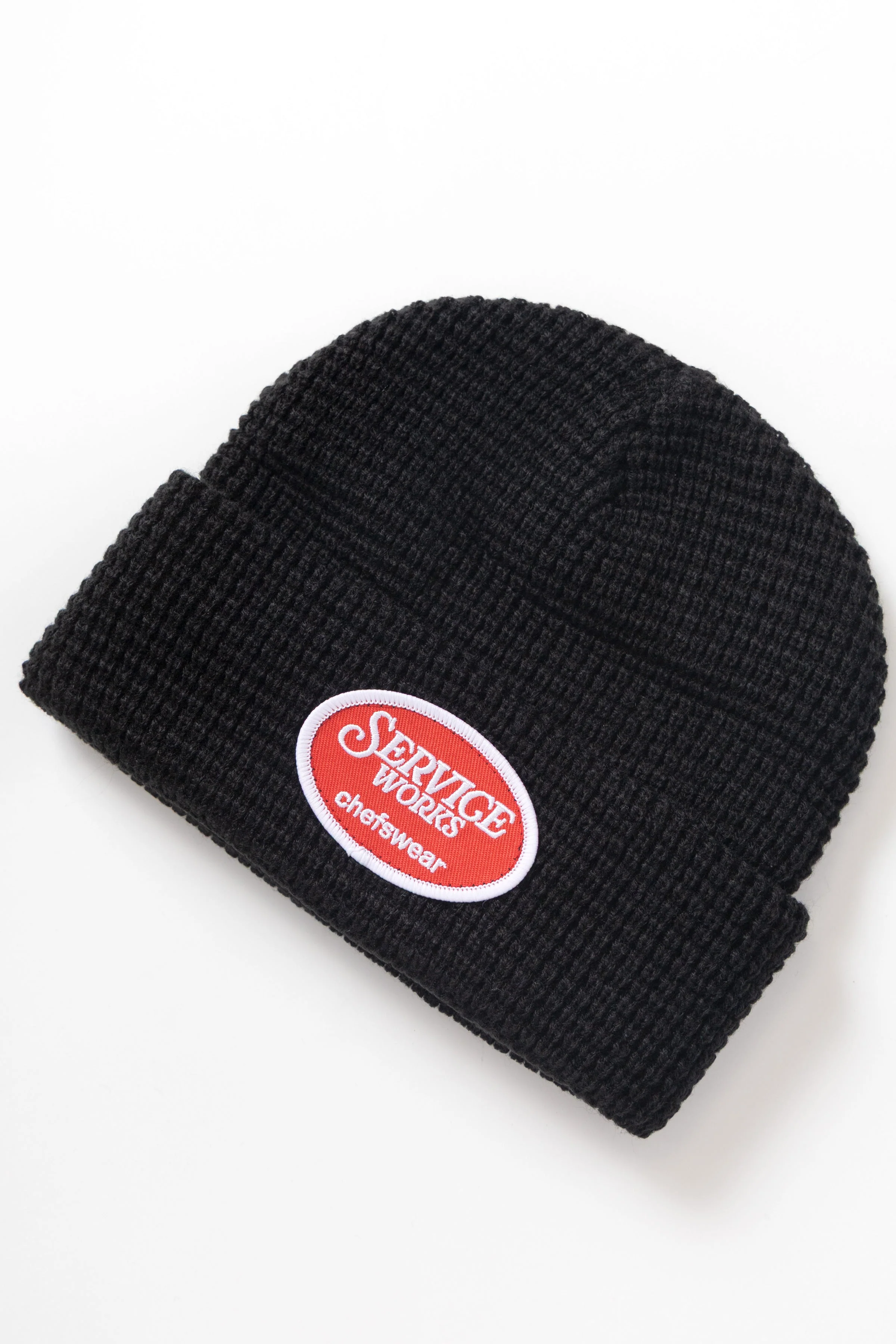 Service Works - Waffle Patch Beanie - Black - Image 3