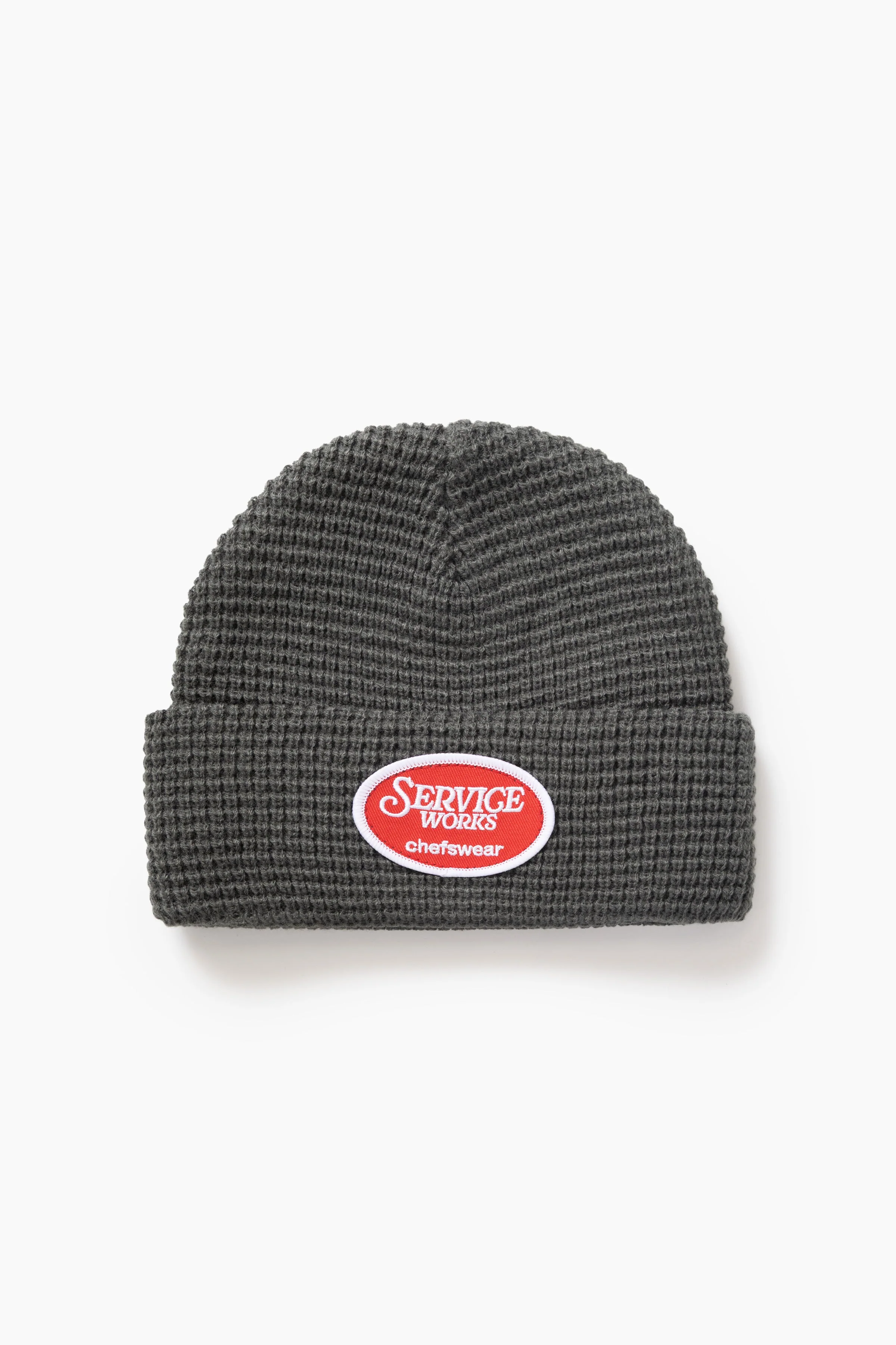Service Works - Waffle Patch Beanie - Grey