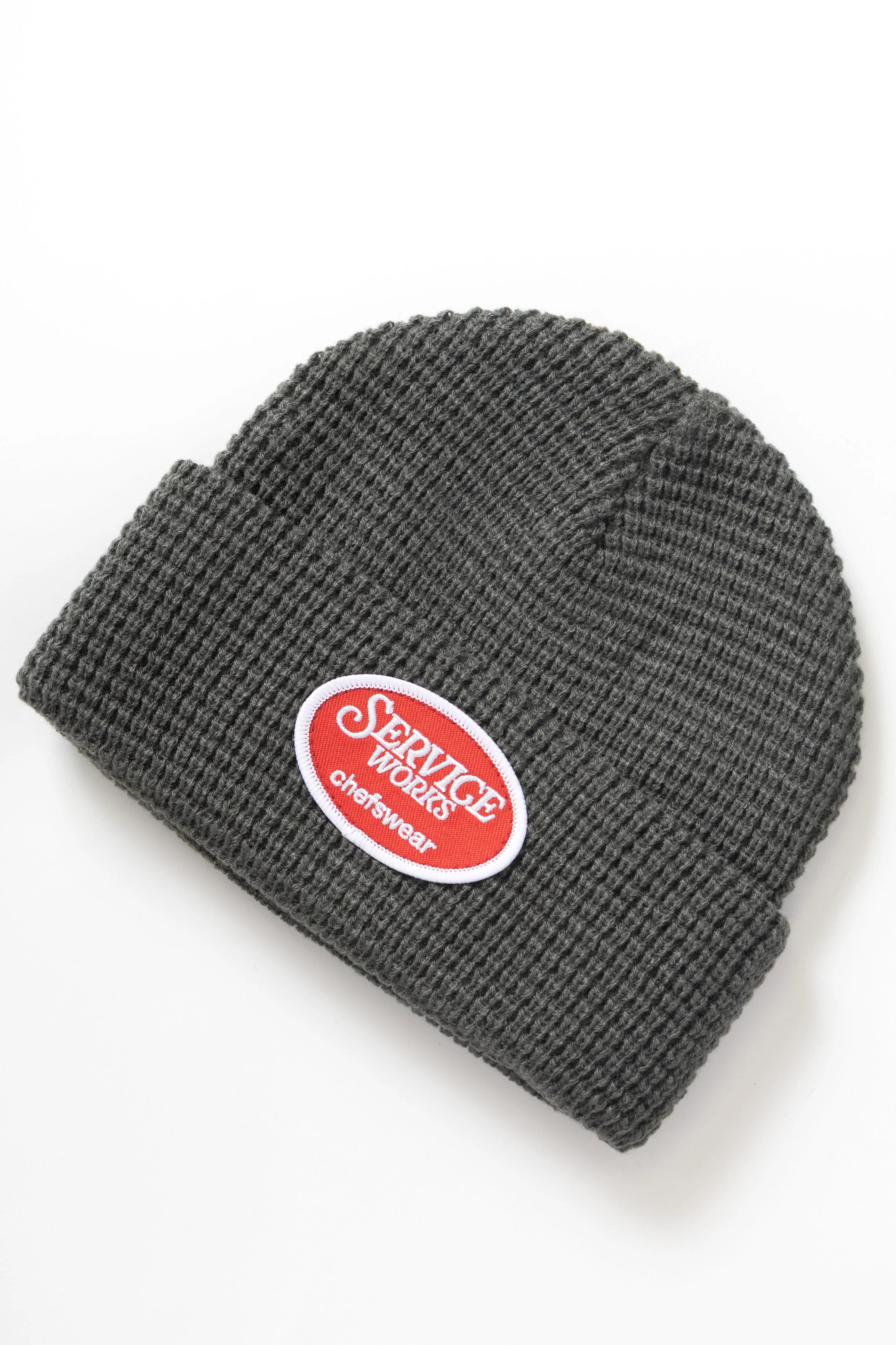 Service Works - Waffle Patch Beanie - Grey - Image 3