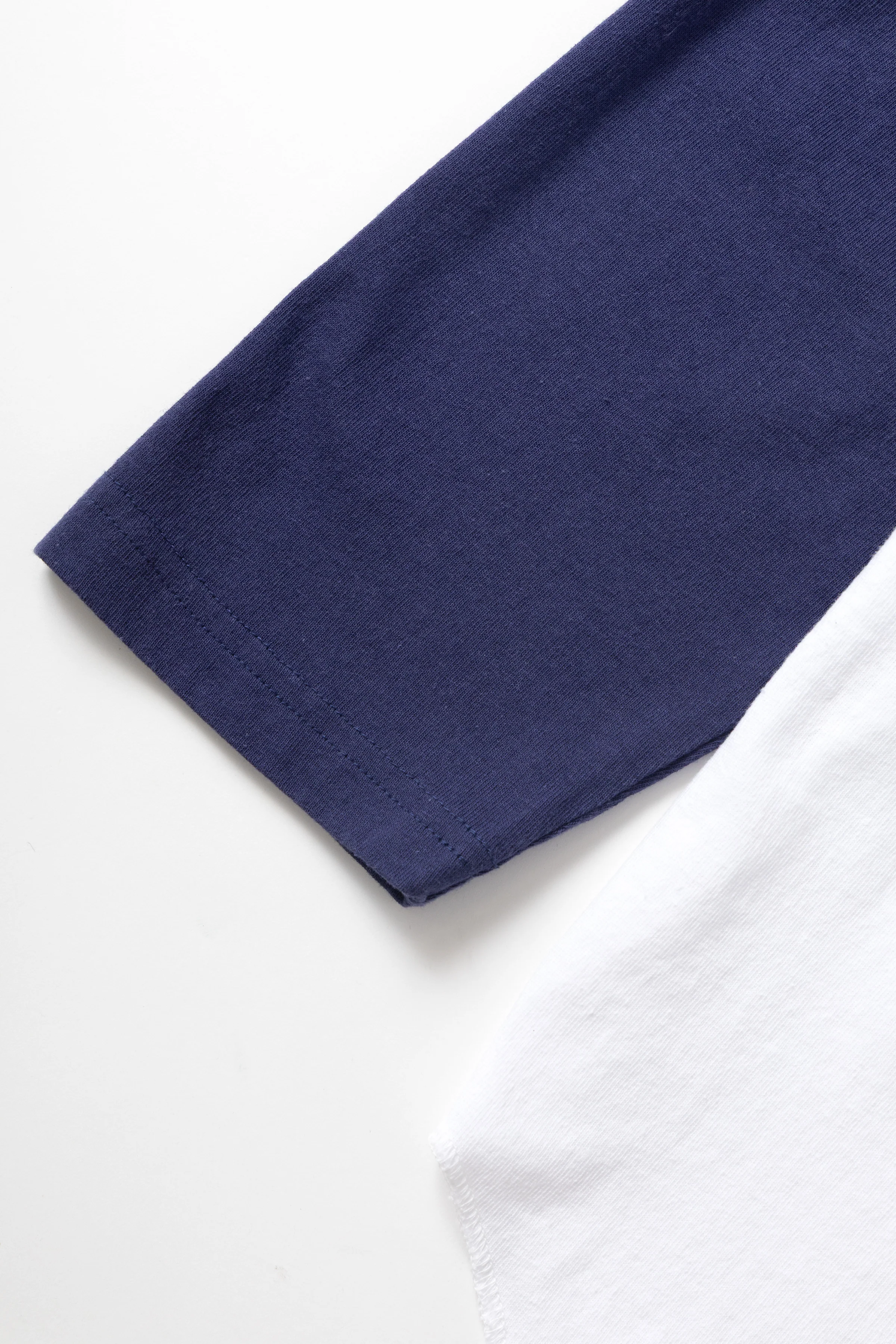 Walla Walla Sport - 2-Tone Baseball Tee - White/Navy - Image 5