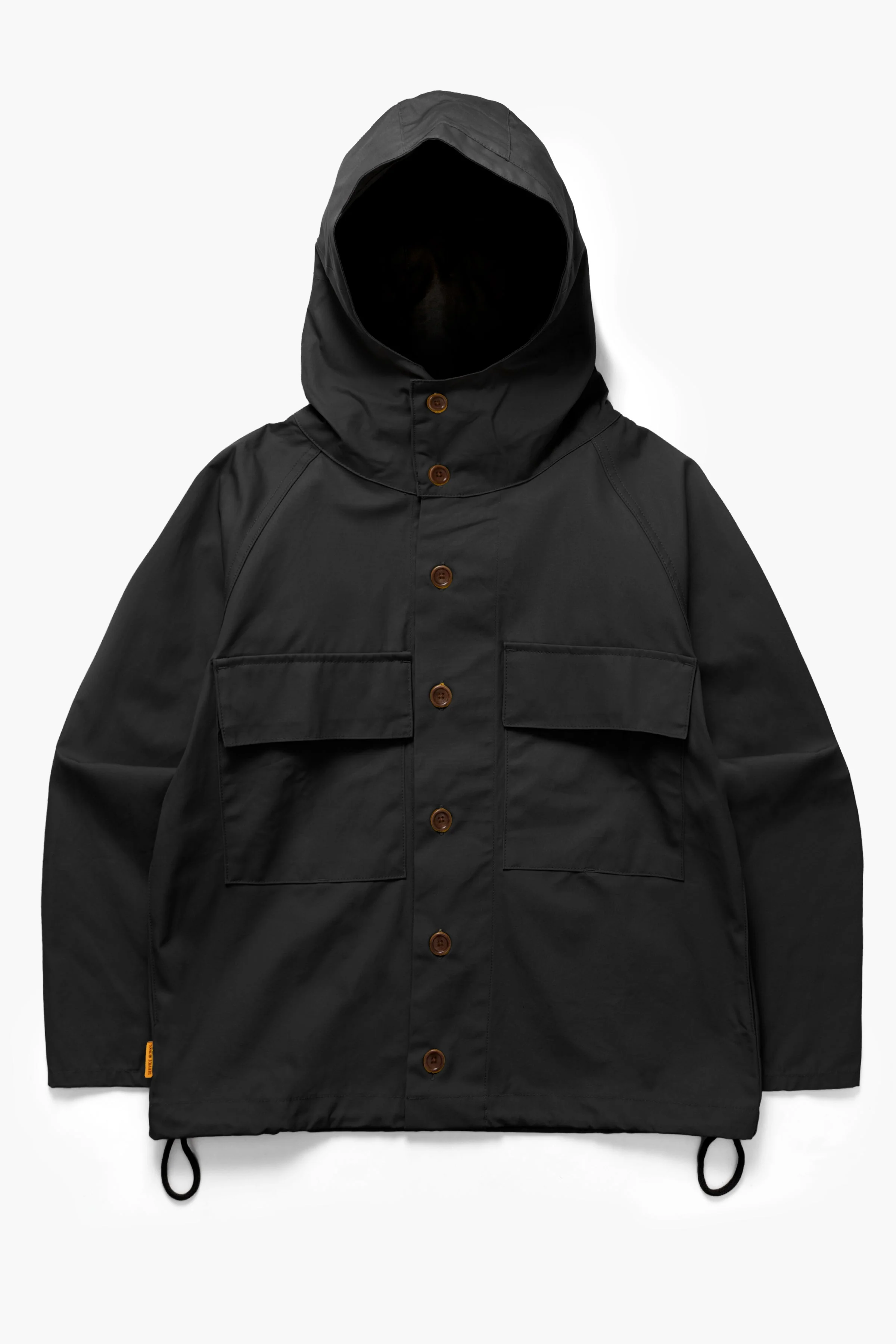 Service Works - Waxed Cotton Allotment Parka - Black