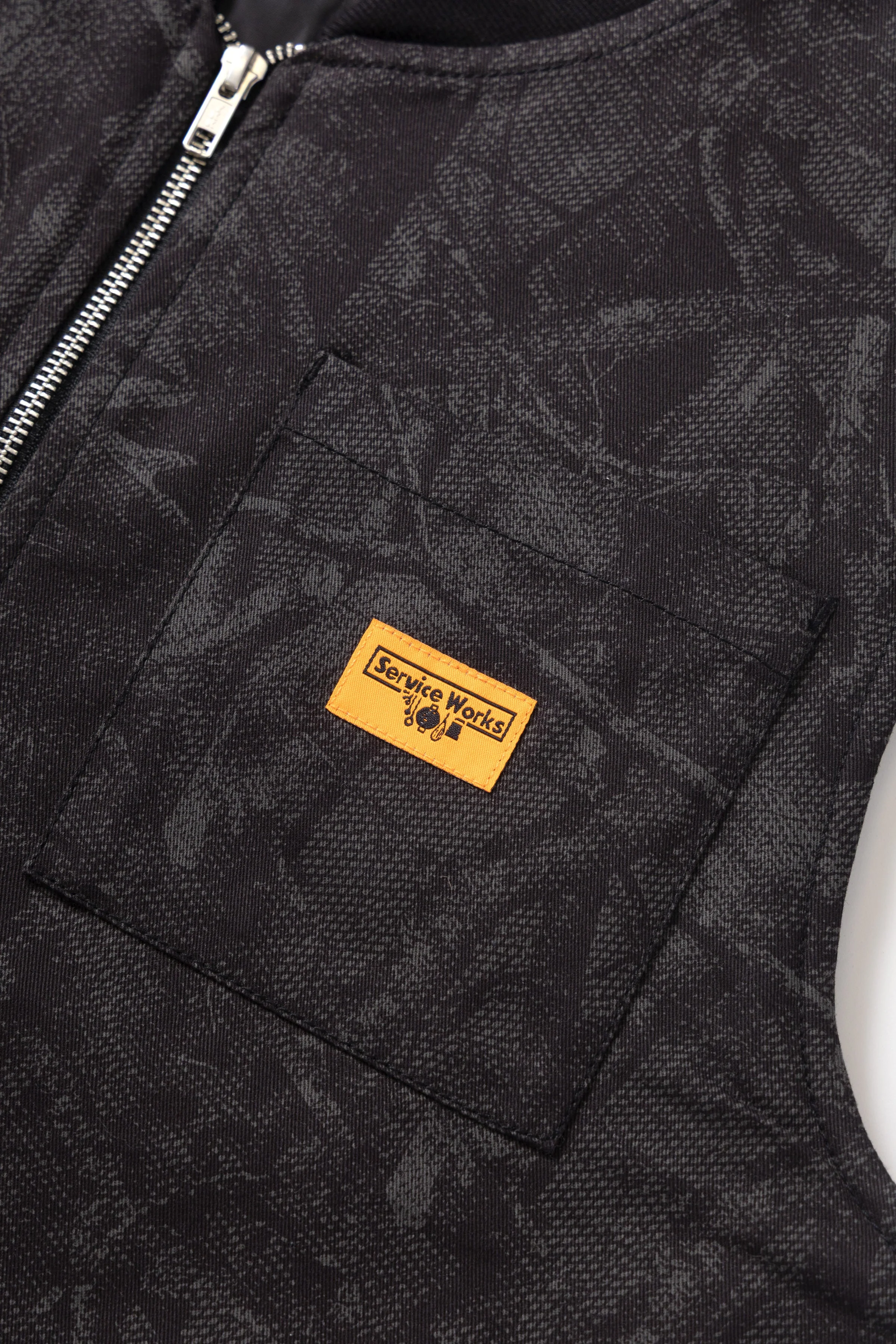 Service Works - Xerox Camo Padded Work Vest - Mono - Image 3